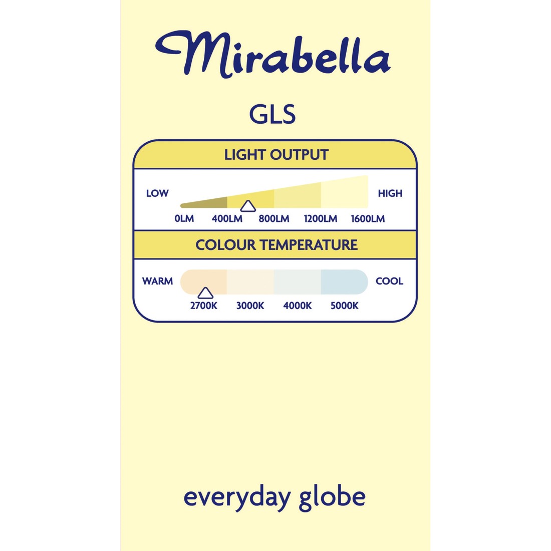 6 Mirabella E27 5.5W LED Warm White GLS Bulb, 6 of 6