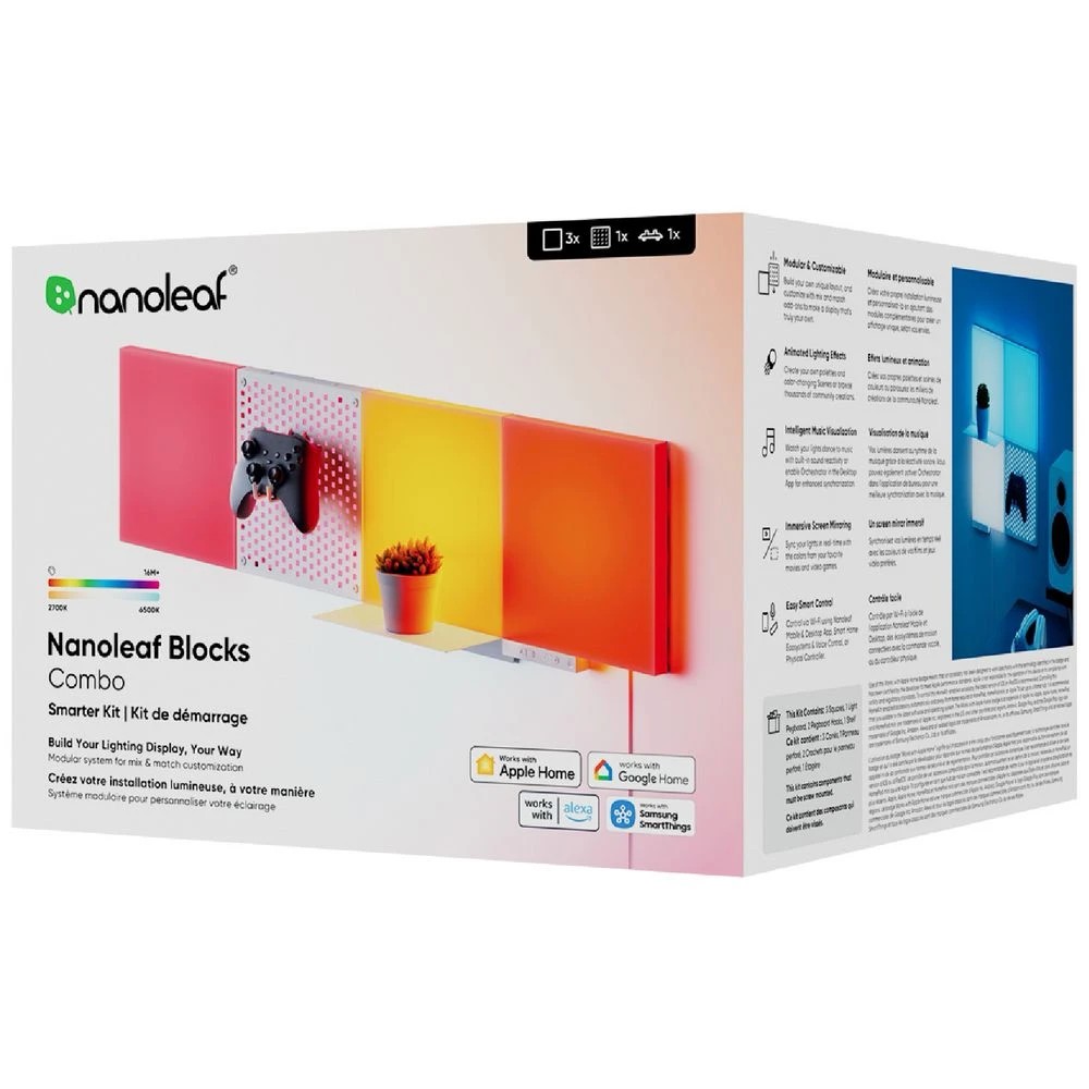 2 Nanoleaf Blocks Square Panels 3 Pack, 2 of 2