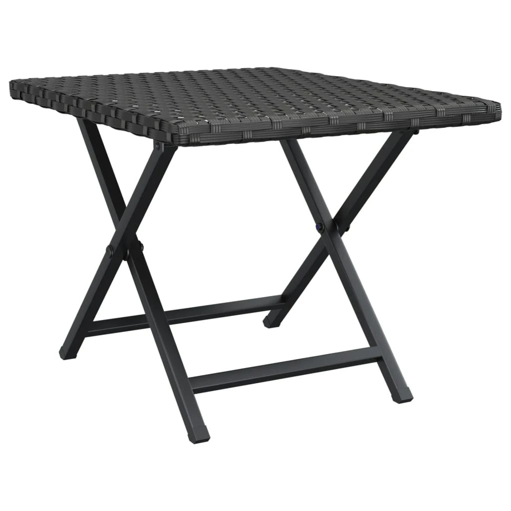 2 vidaXL folding table Foldable - Black, 2 of 7