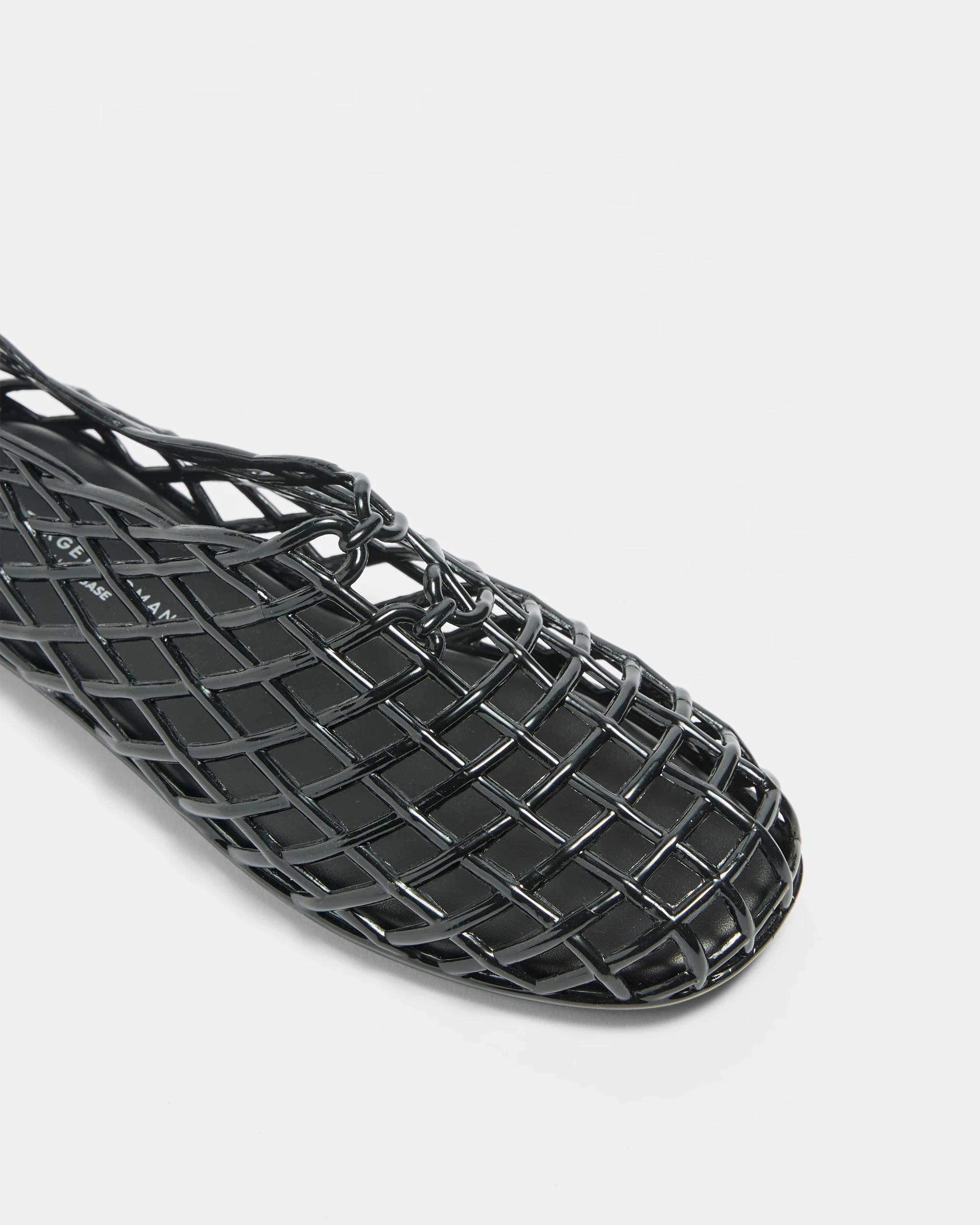 2 Target Womens Jelly Mesh Flat - Gia BLACK, 2 of 3