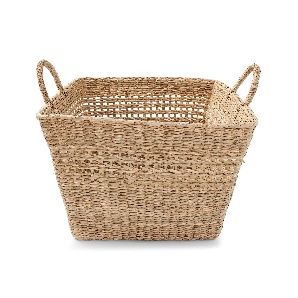 3 Square Seagrass Woven Basket - Natural, 3 of 8