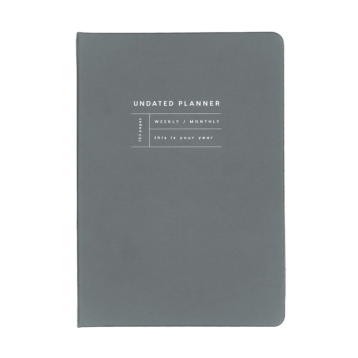 1 Undated Planner - Black, 1 of 6