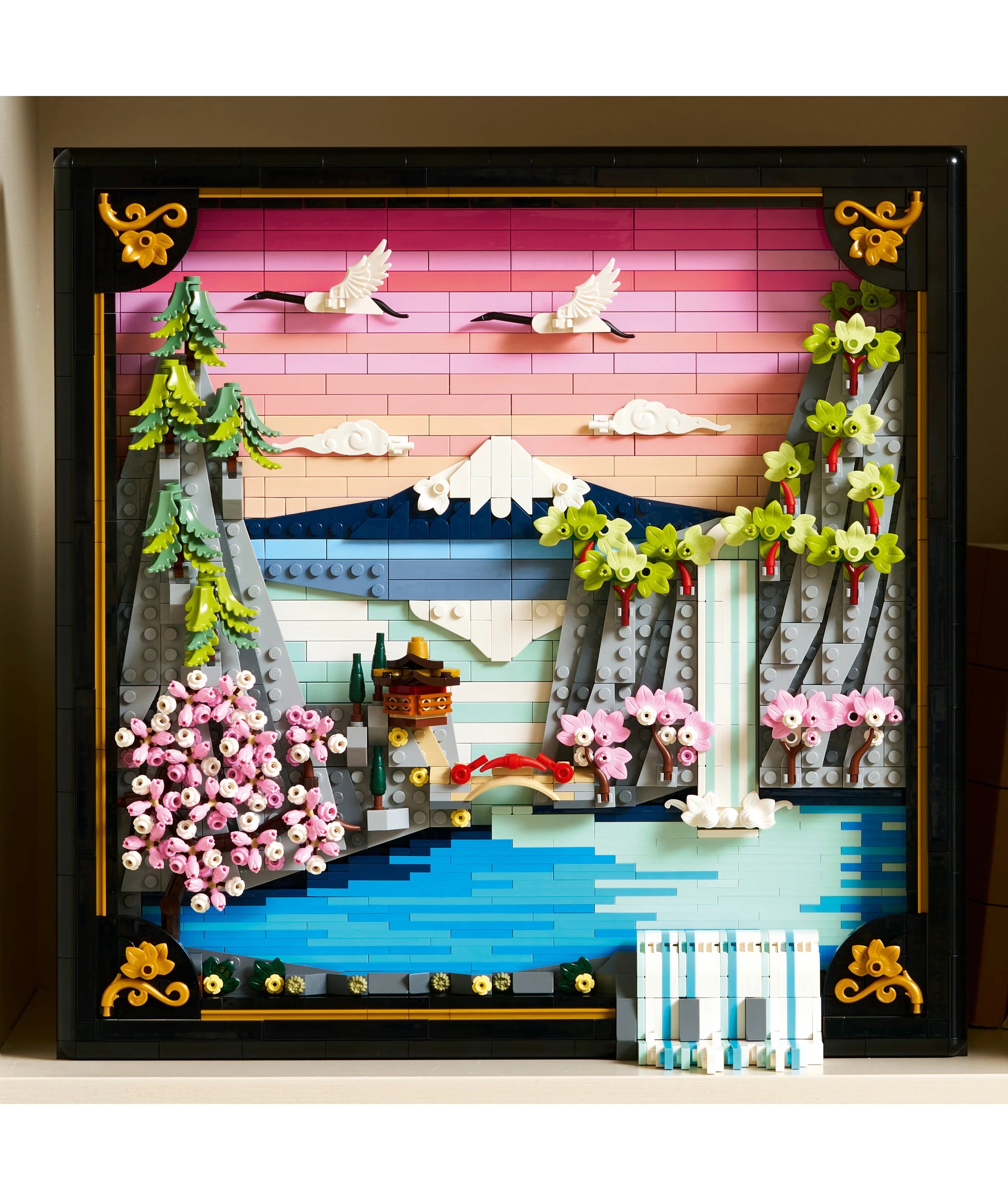 9 LEGO ART Japanese Cherry Blossom Landscape 31218, 9 of 10