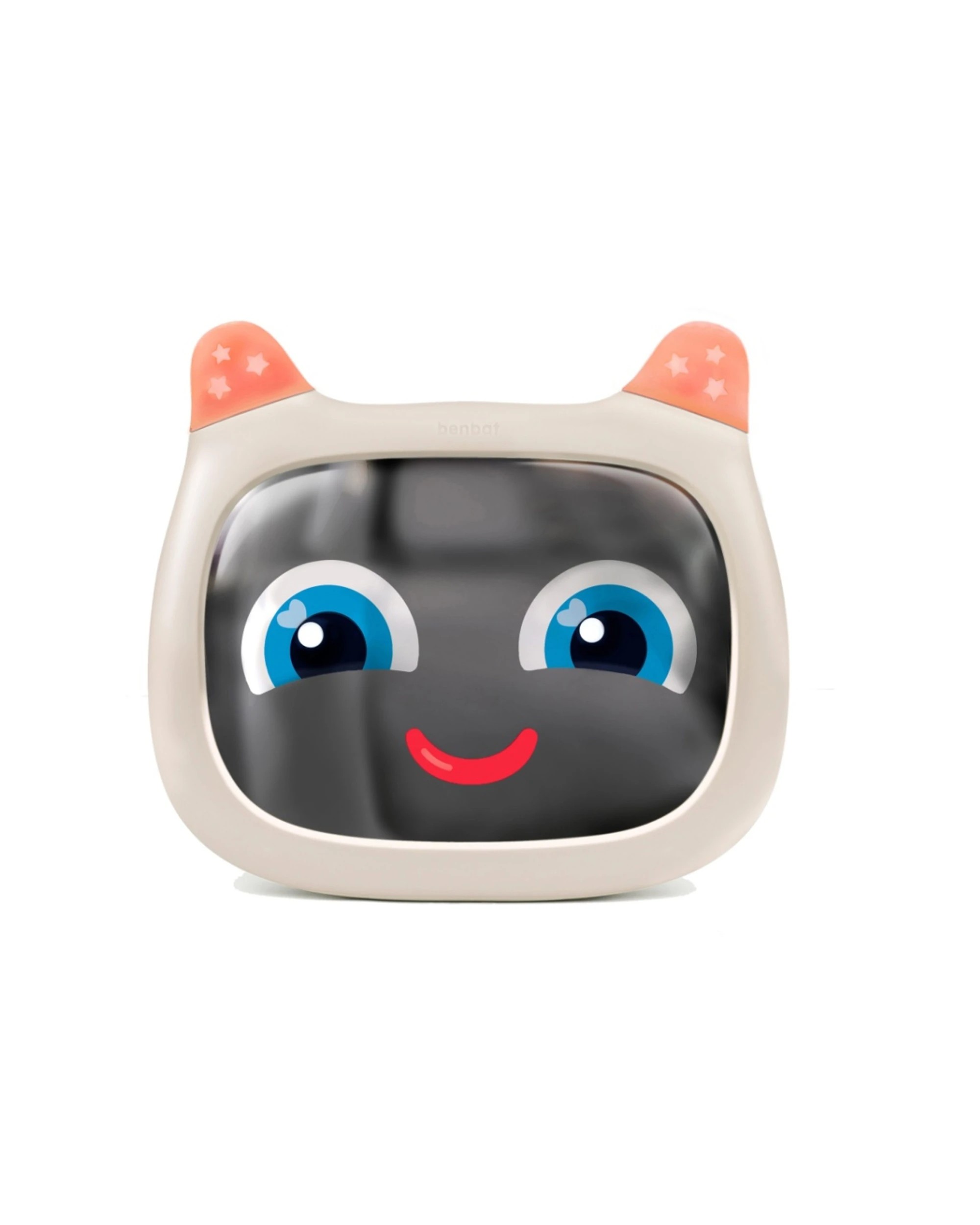1 BenBat Baby Toddler Rectangular Hope Car Mirror With Star Projector & Lullabies, 1 of 3