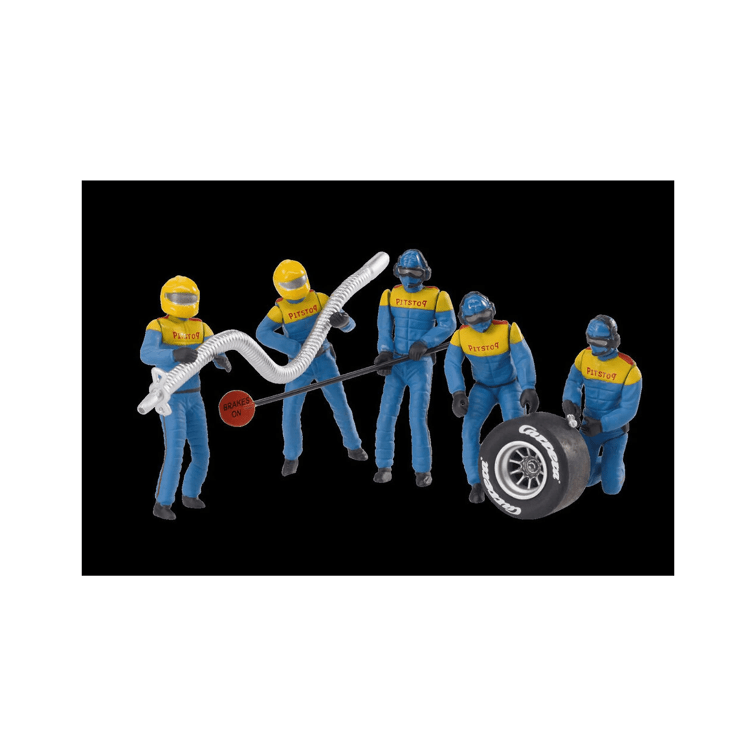 2 CARRERA 5Pc Pit Mechanics Race Track Accessory Slot Car Figures 8 Years - Multi, 2 of 3