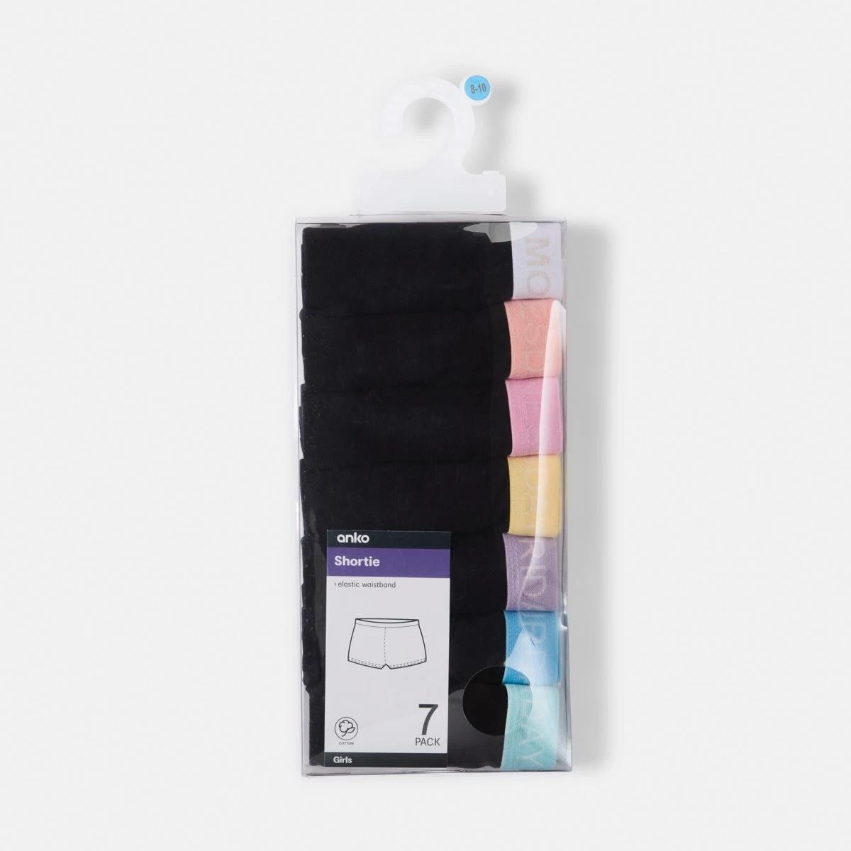 10 7 Pack Shorties BLACK SHORT MULTI, 10 of 10