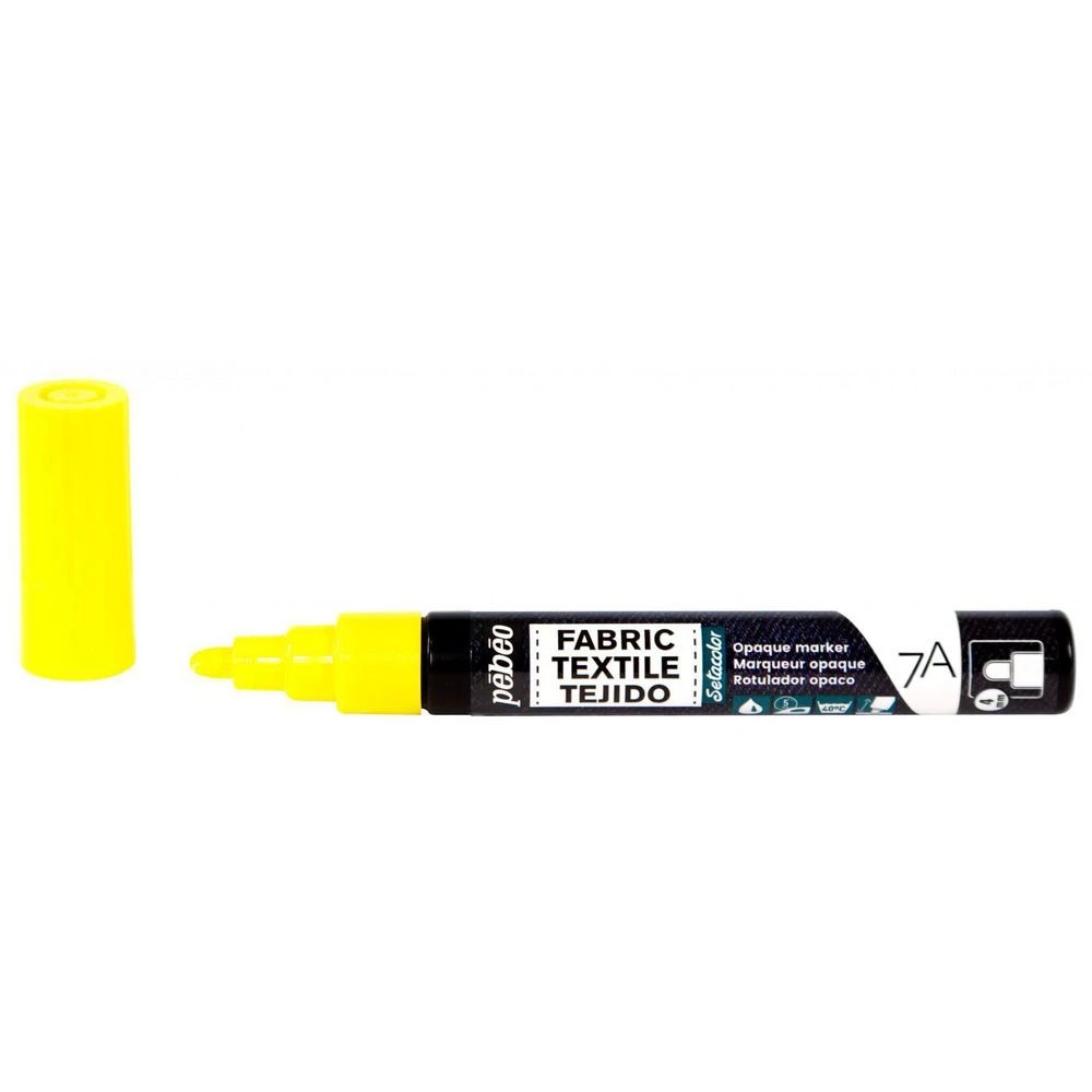 2 Pebeo 7A Opaque Marker 4mm Yellow, 2 of 2