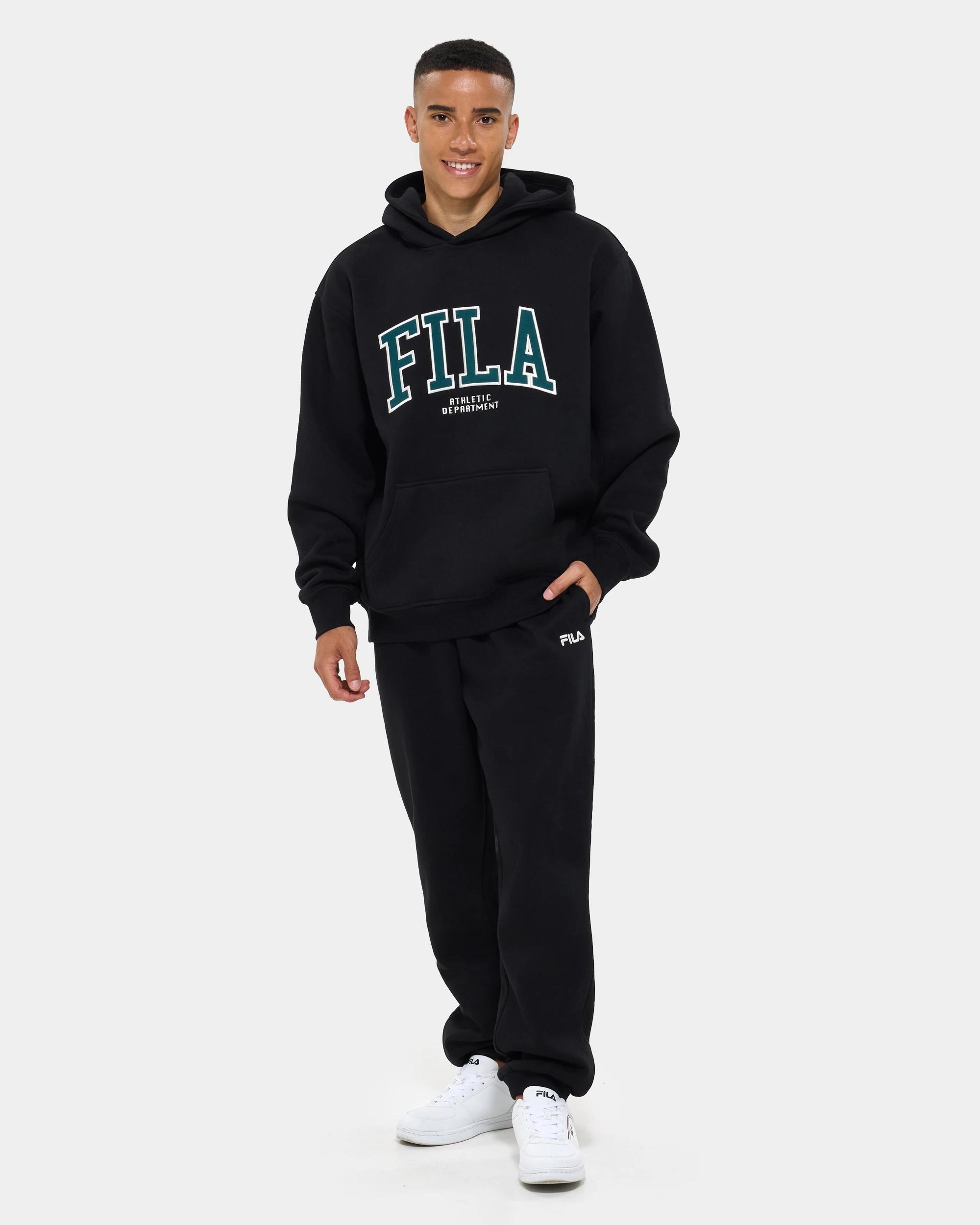 2 Fila Heavyweight Trackpants BLACK, 2 of 7