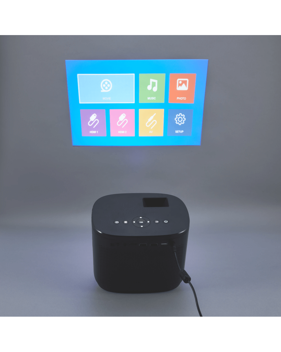 7 720P HD Projector - Black, 7 of 8