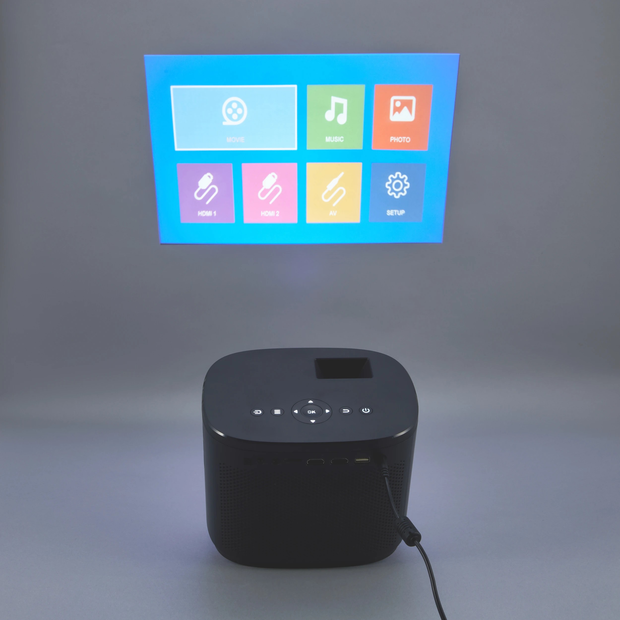 7 720P HD Projector - Black, 7 of 8