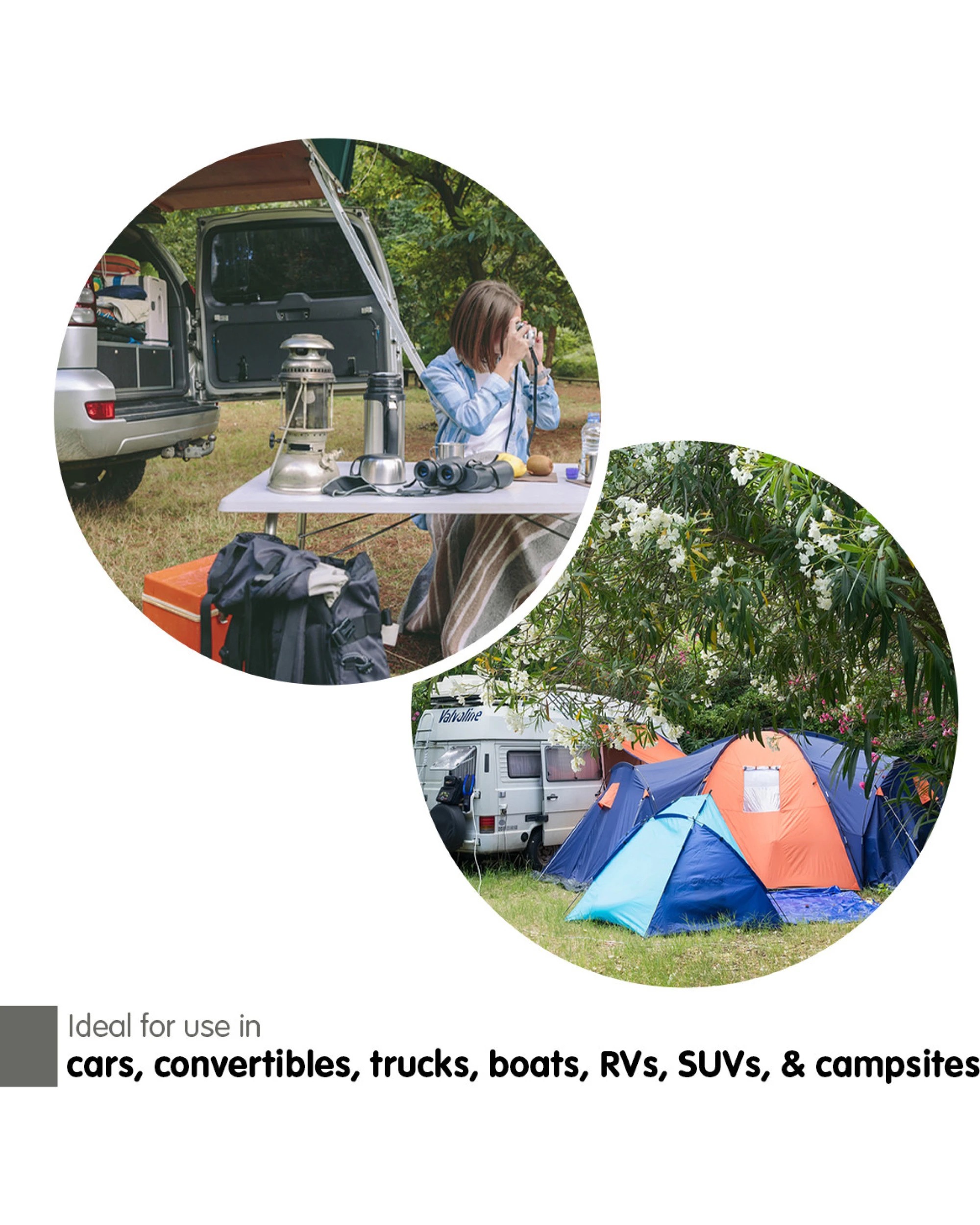 7 Laura Hill Heated Electric Car Blanket 150x110cm 12v - Navy Blue
 - Single Bed, 7 of 9