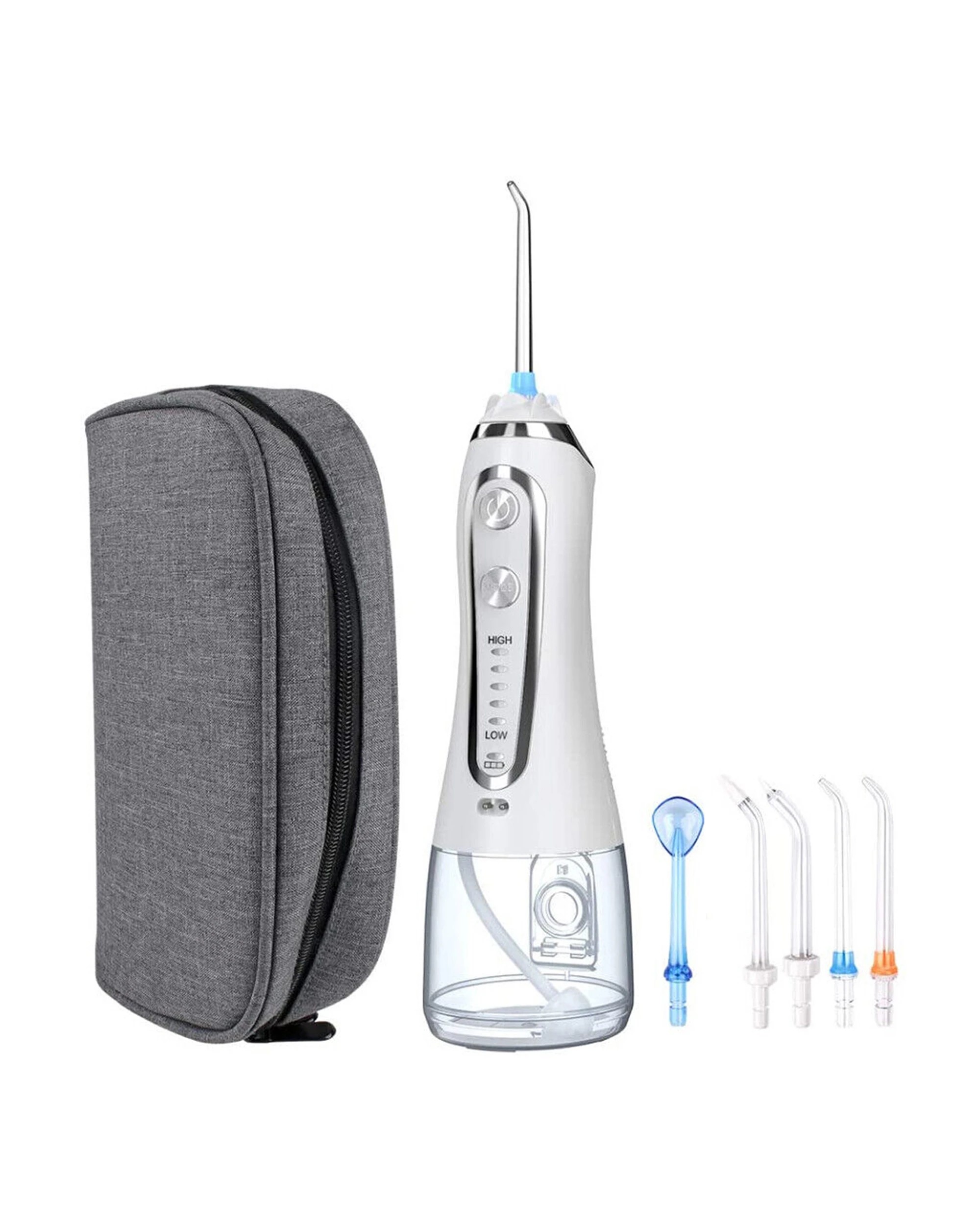 1 TODO Rechargeable Water Dental Jet Pick Flosser 5 Mode 110 PSI 2000mAh 3.7V Travel Oral Irrigator, 1 of 6