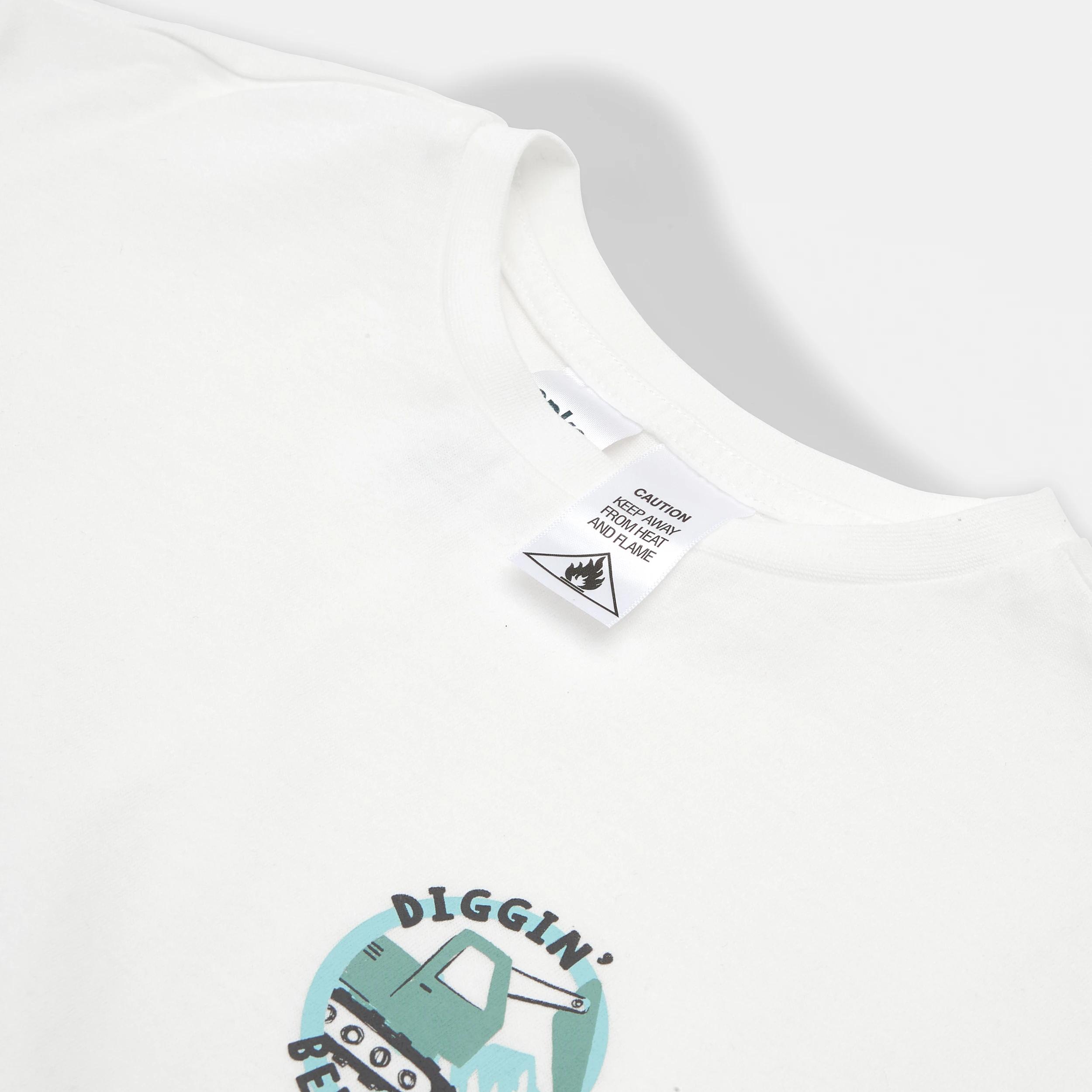 8 Short Sleeve Knit Woven Pyjama Set GREEN STRIPES, 8 of 9