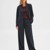 NAVY PINSTRIPE