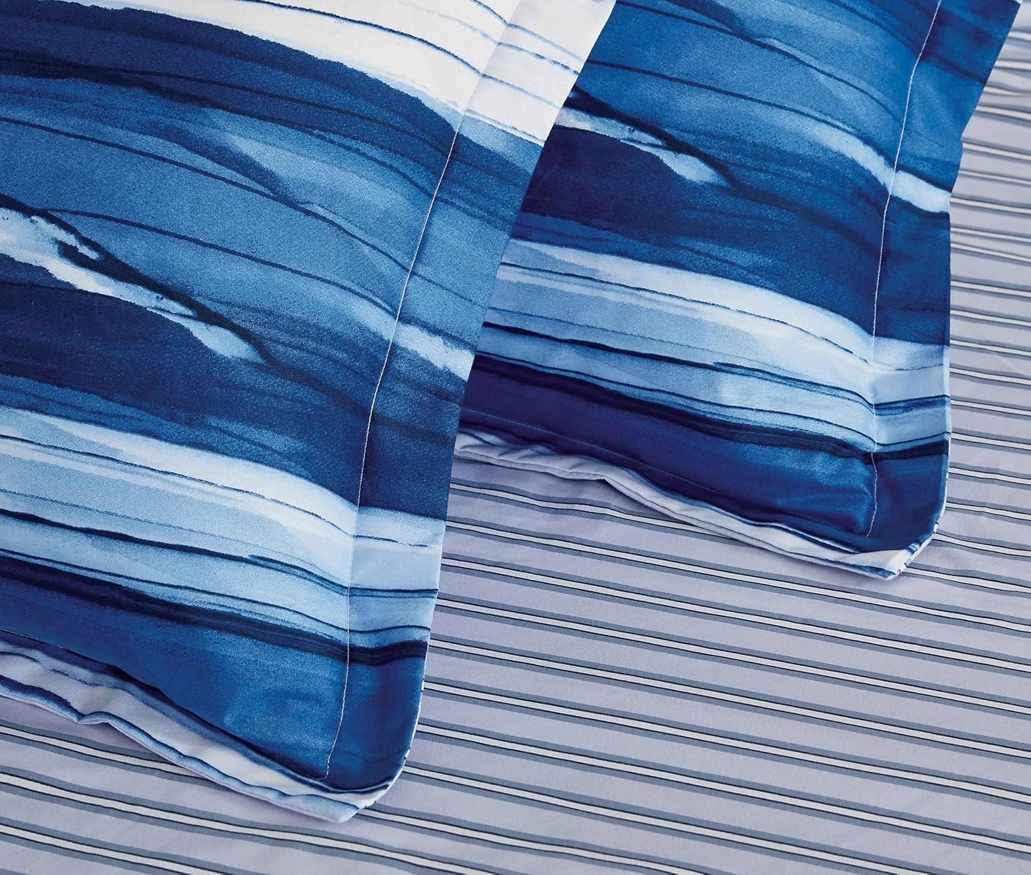 2 CleverPolly Printed Microfibre Reversible Quilt Cover Set - Ethan - Double Bed, 2 of 6