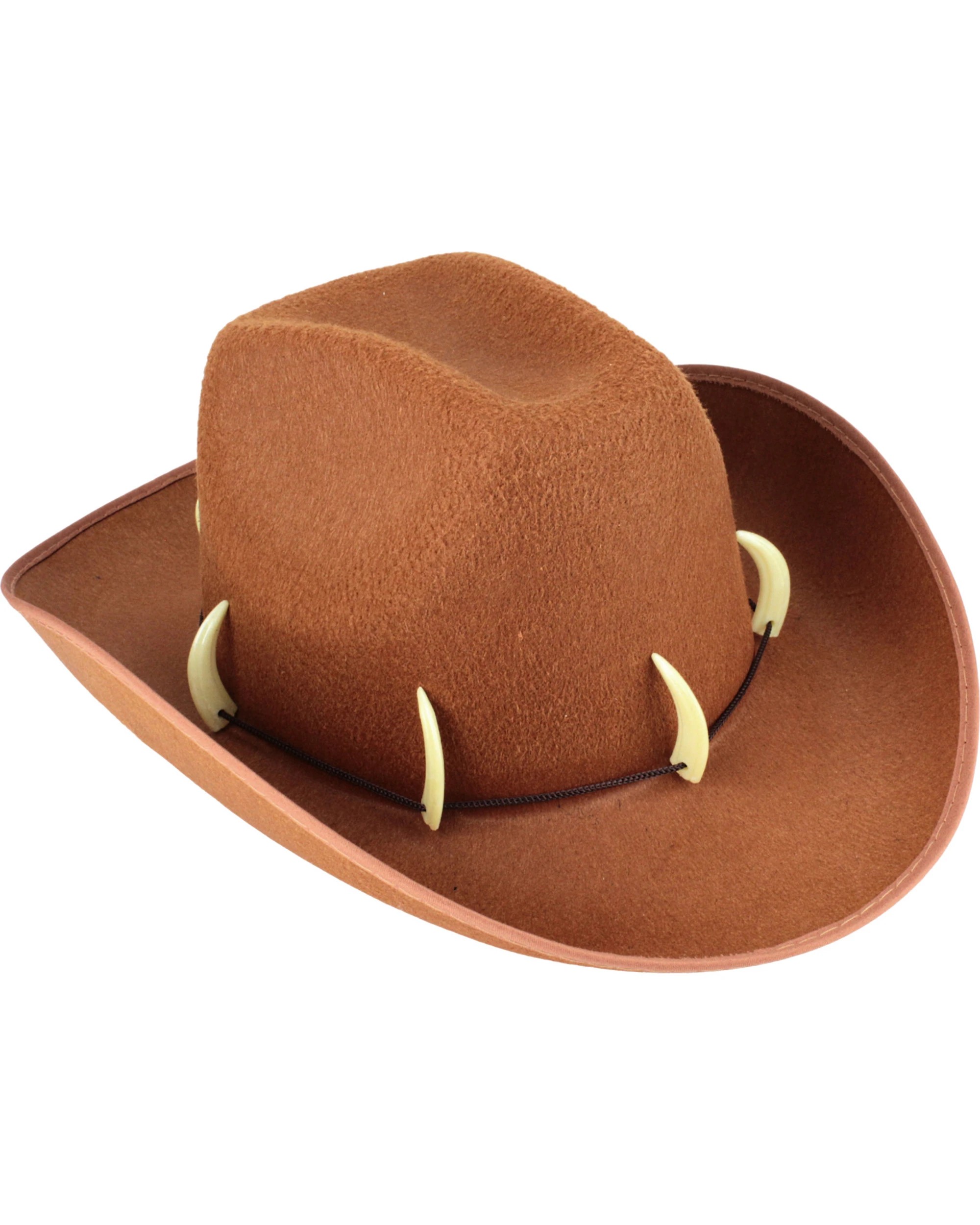 1 Partyrama Outback Croc Tooth Dundee Style Brown Hat, 1 of 1