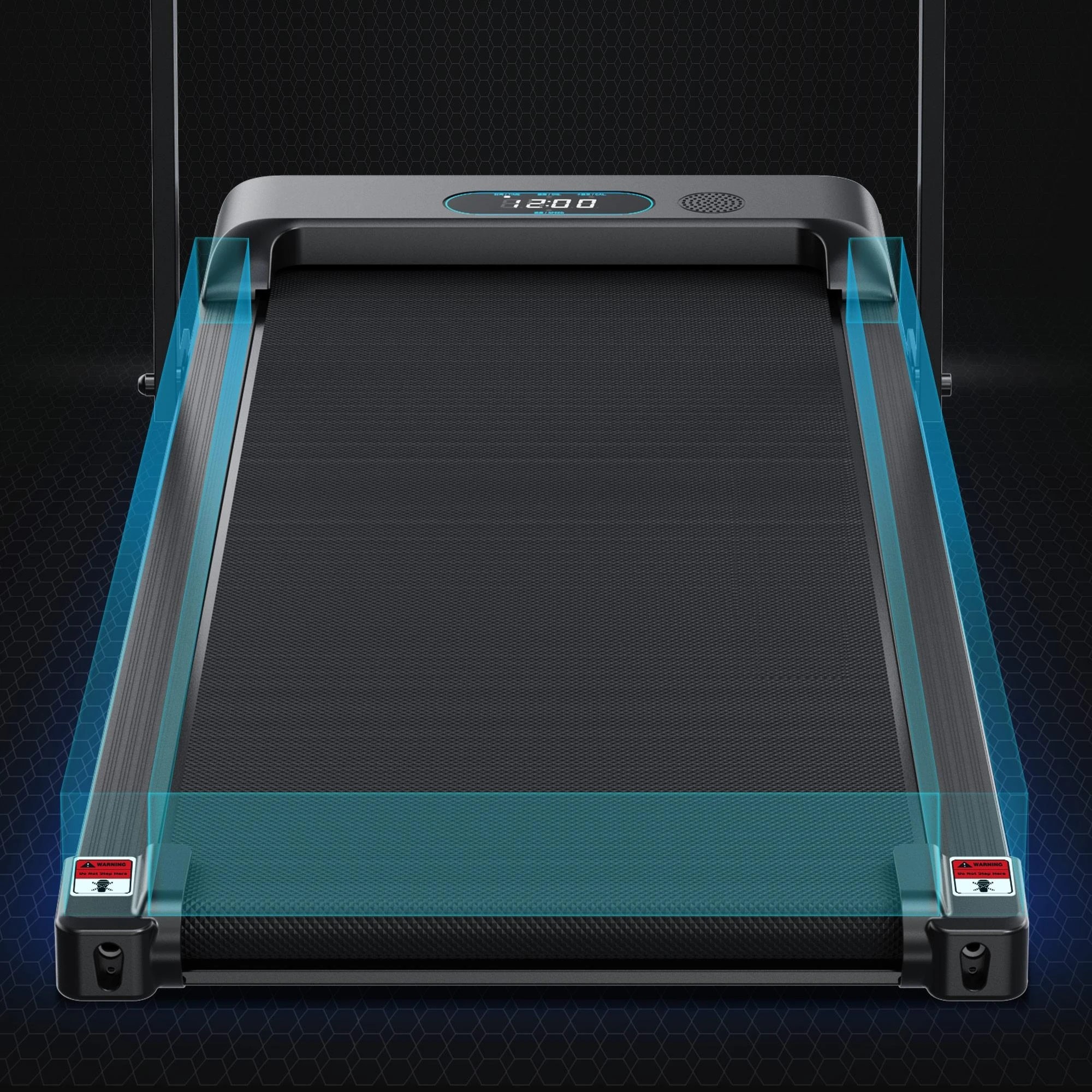 7 Black Lord Treadmill Electric Walking Pad Home Office Gym Fitness Foldable - Black, 7 of 9