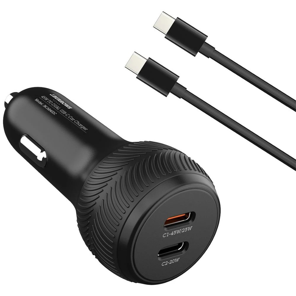 1 J.Burrows Dual USB-C Car Charger 40 W, 1 of 5