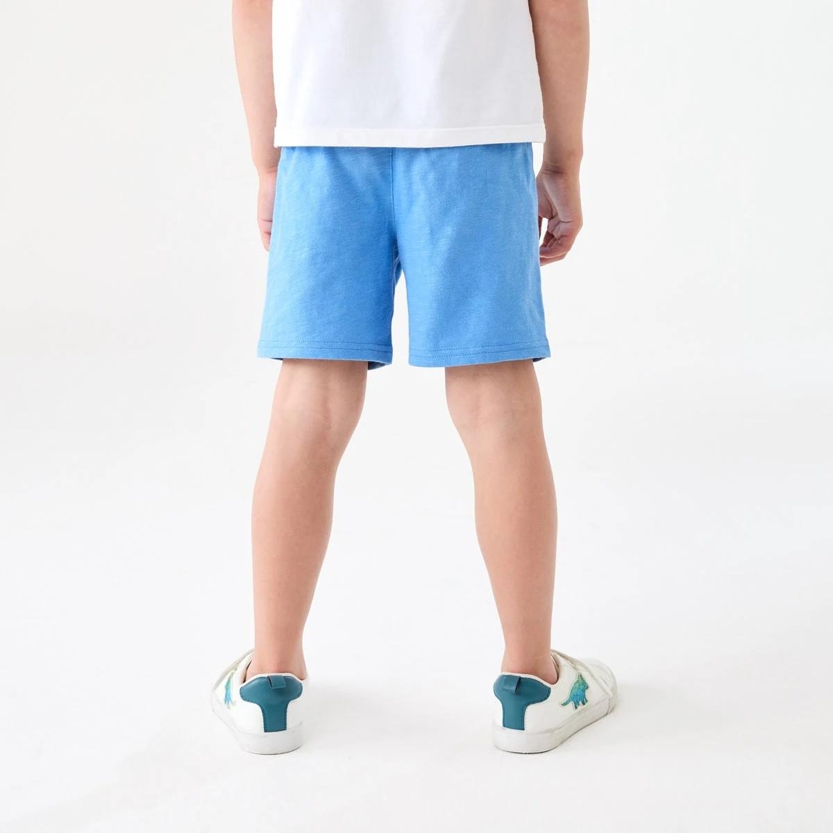 2 Cotton Knit Shorts SILVER LAKE BLUE, 2 of 5