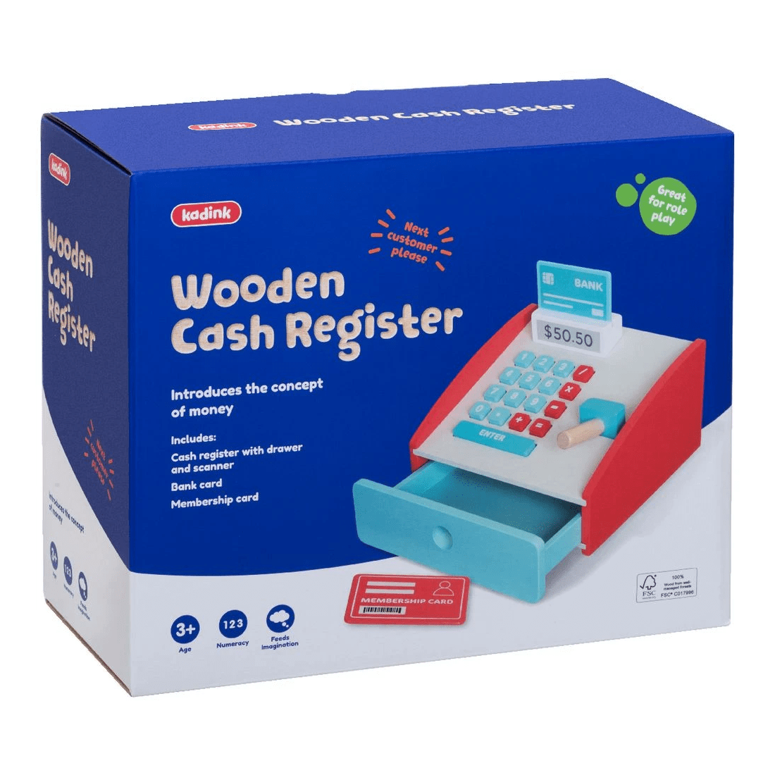 3 Kadink Wooden Cash Register, 3 of 4