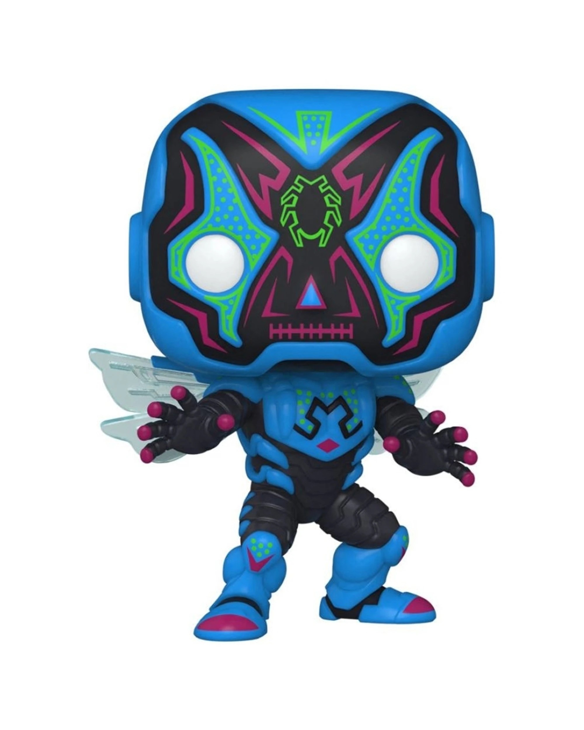 2 Pop DC Comics - Blue Beetle Dia De Los DC Collectible Action Figure 10cm - Blue, 2 of 3