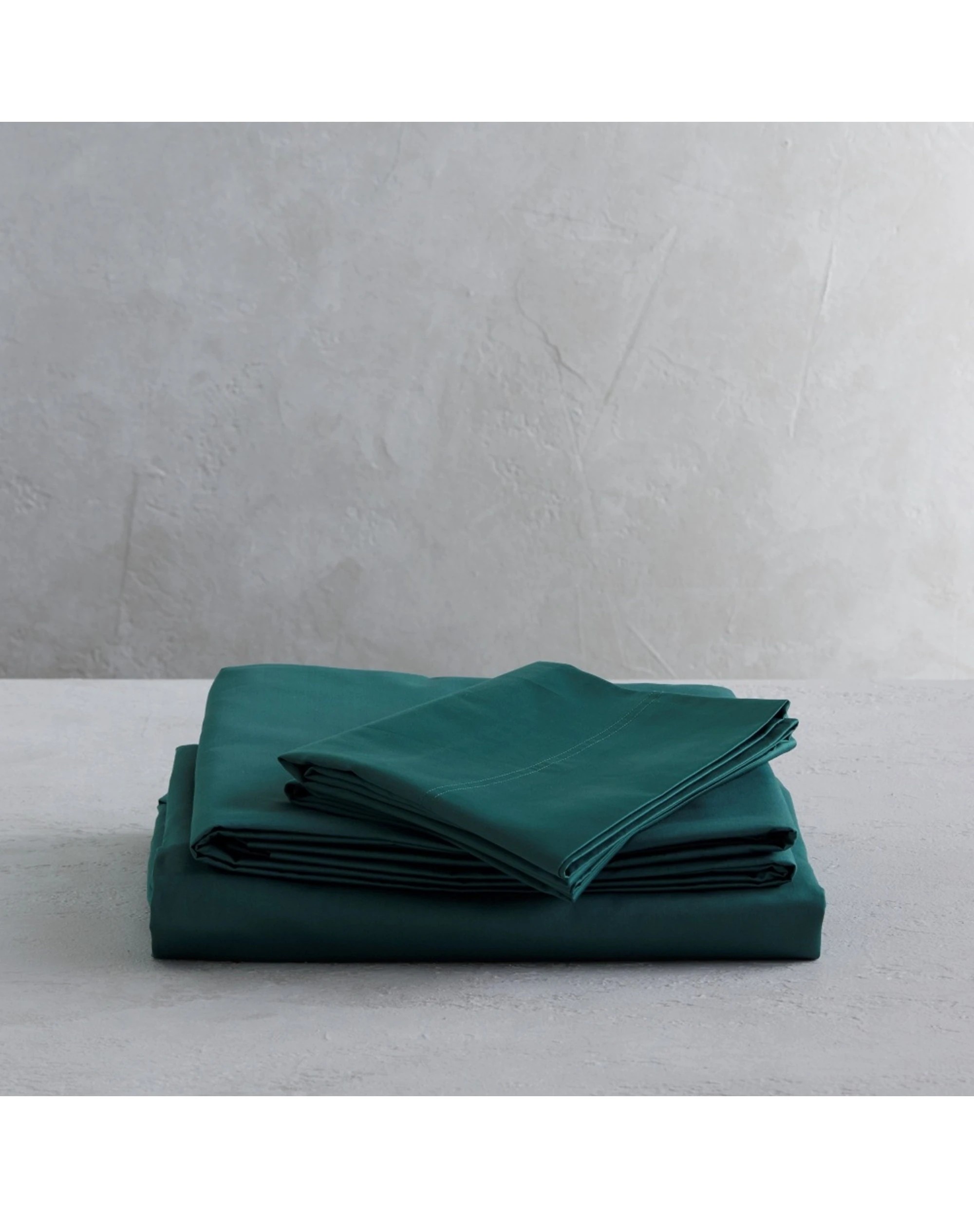 3 Bedding co Sheet Set 1200TC Egyptian Cotton Emerald - Super King Bed - Green, 3 of 5