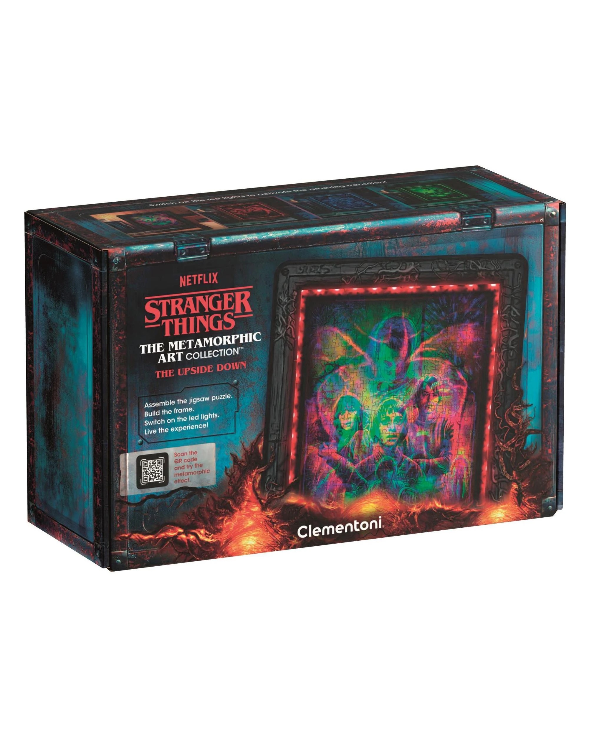 1 Clementoni The Metamorphic Art Collection Stranger Things The Upside Down 520 Piece Jigsaw Puzzle, 1 of 6