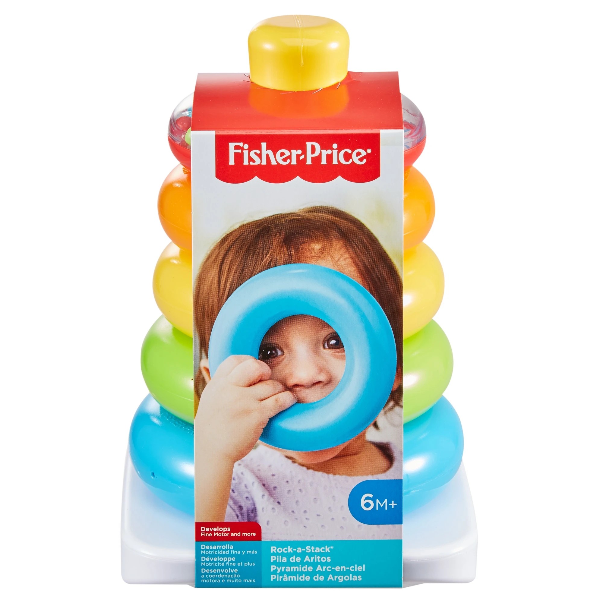 1 Fisher-Price Rock-a-Stack - Blue, 1 of 5
