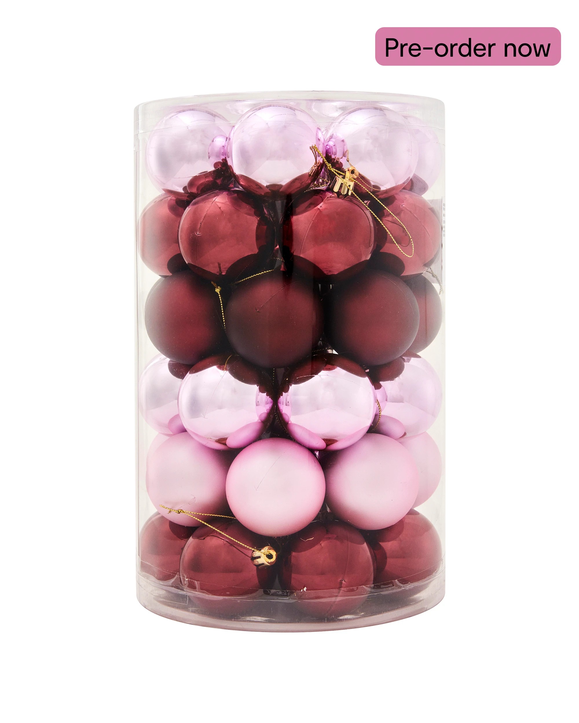 1 47 Pack 6cm Fig Baubles, 1 of 8