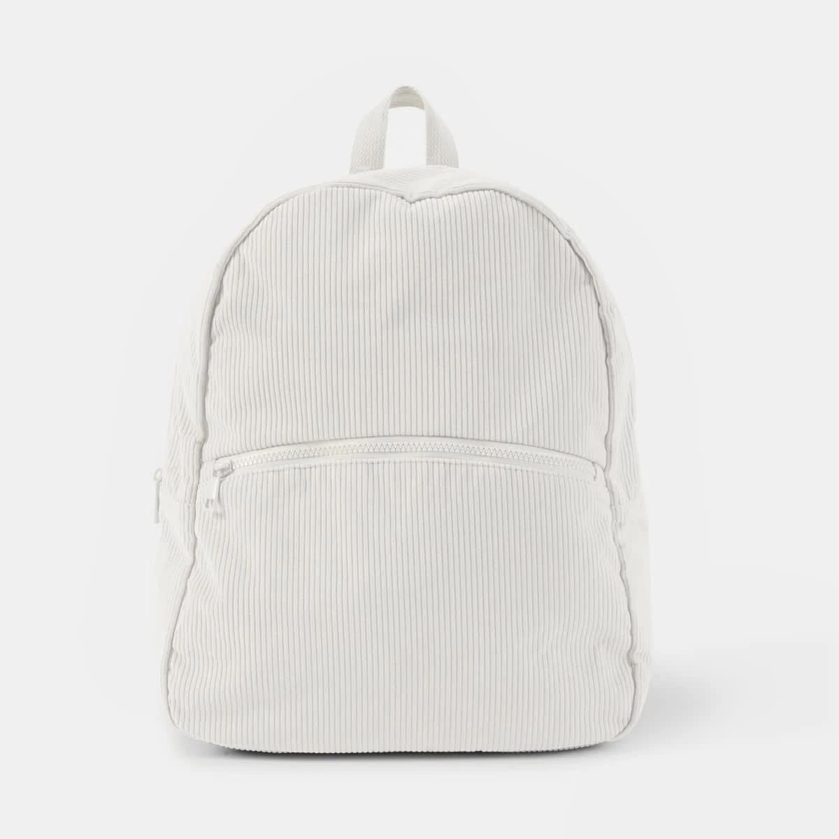 1 Corduroy Backpack Lt Stone, 1 of 5