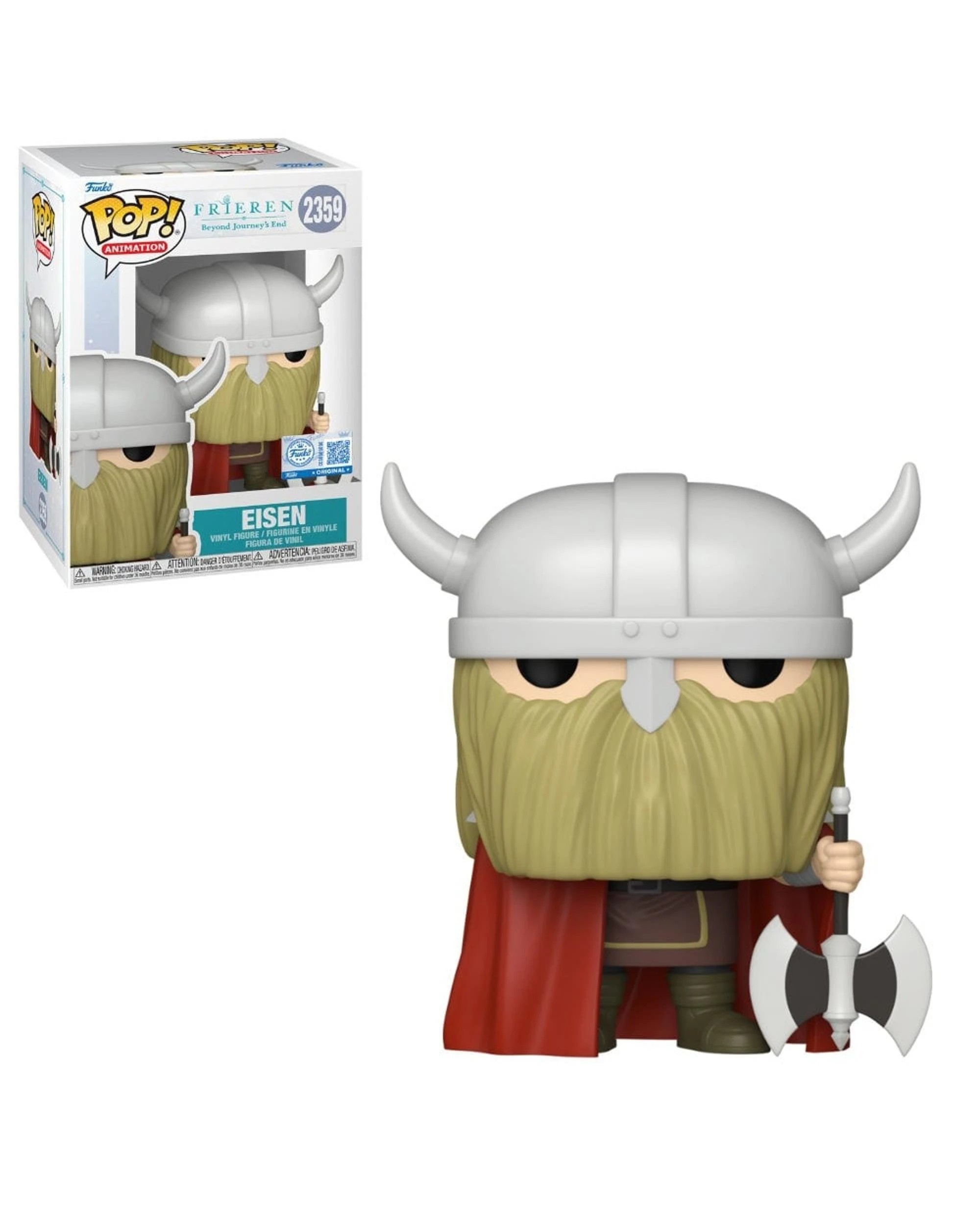 1 Frieren Beyond Journey's End Eisen Funko POP! Vinyl, 1 of 3