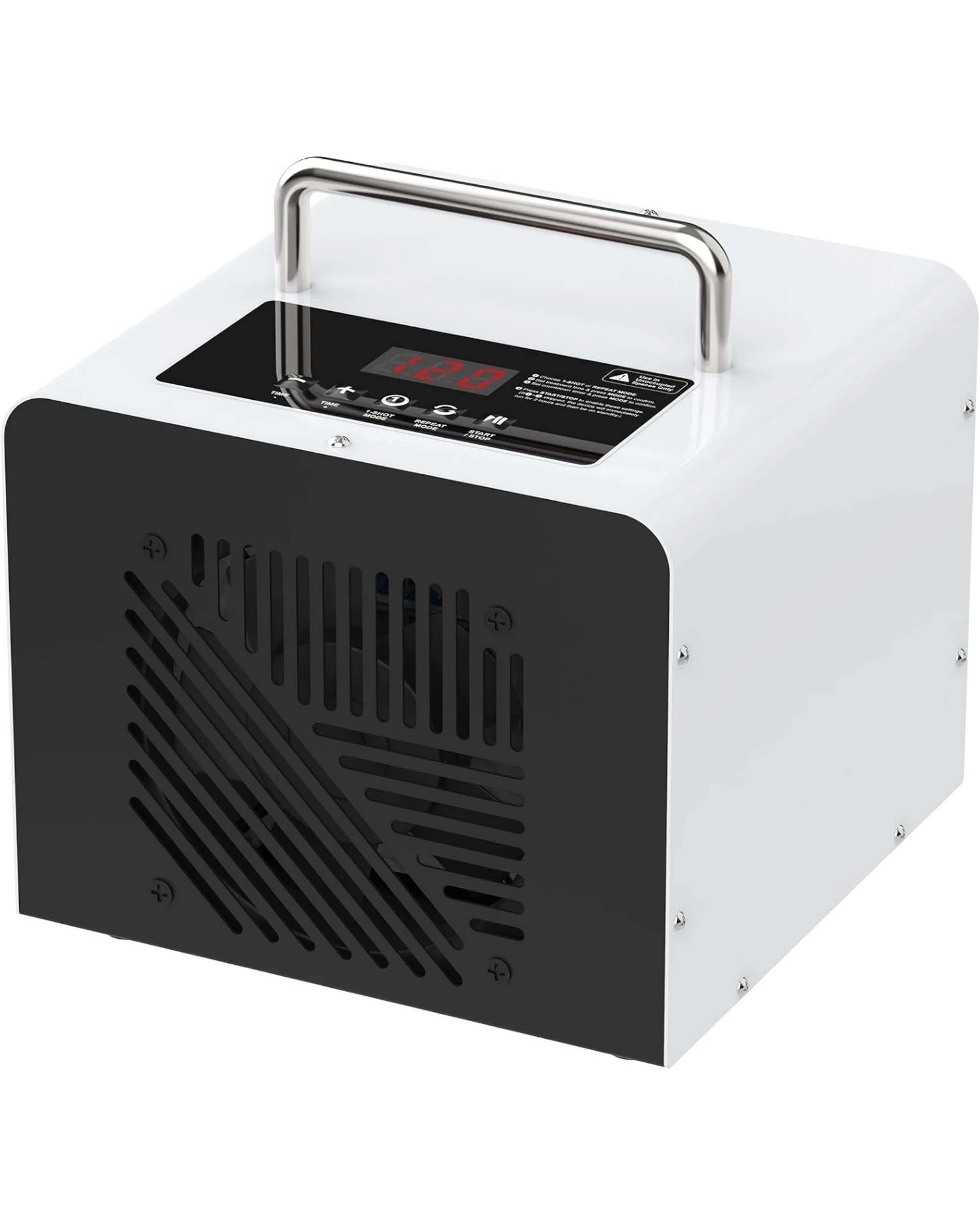 1 Advwin Ozone Generator, 40000mg/h Air Purifier Machine with Digital LCD Display, 4 Modes - White, 1 of 9