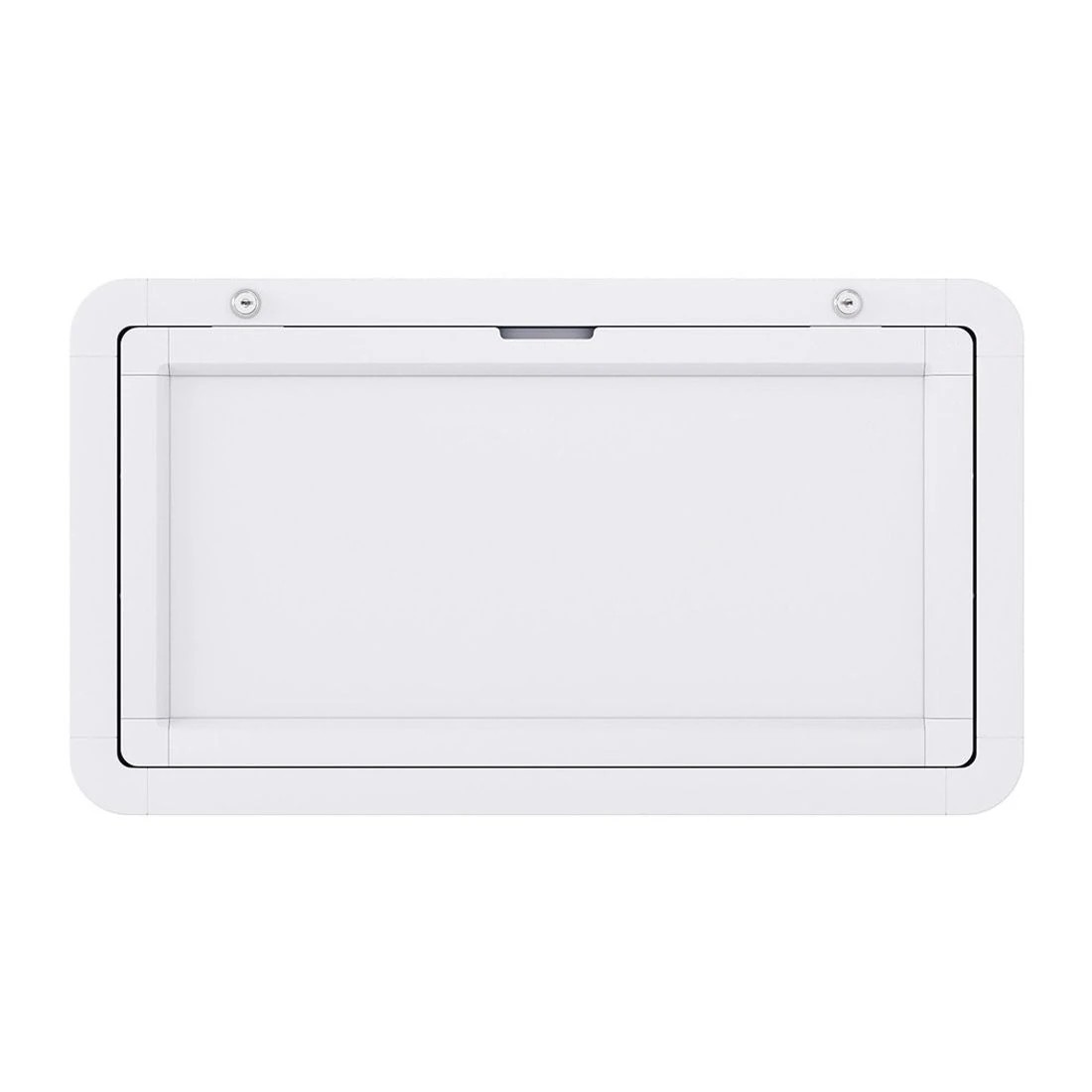 1 Weisshorn Caravan Table 800 x 450mm Folding Lockable - White, 1 of 3