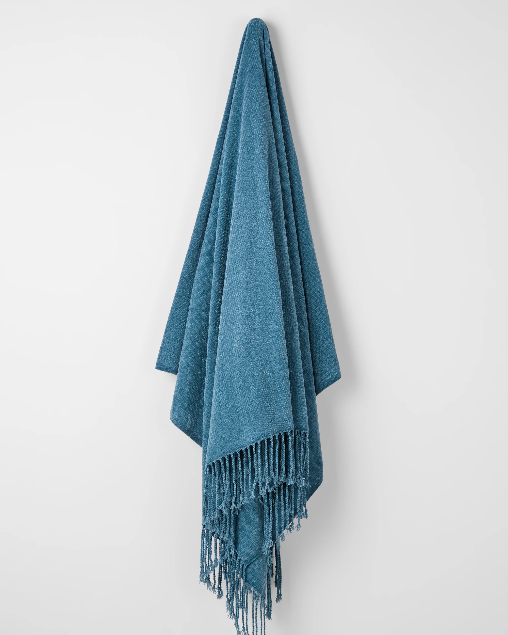 2 Target Issy Chenille Throw - Queen Bed - Blue, 2 of 3