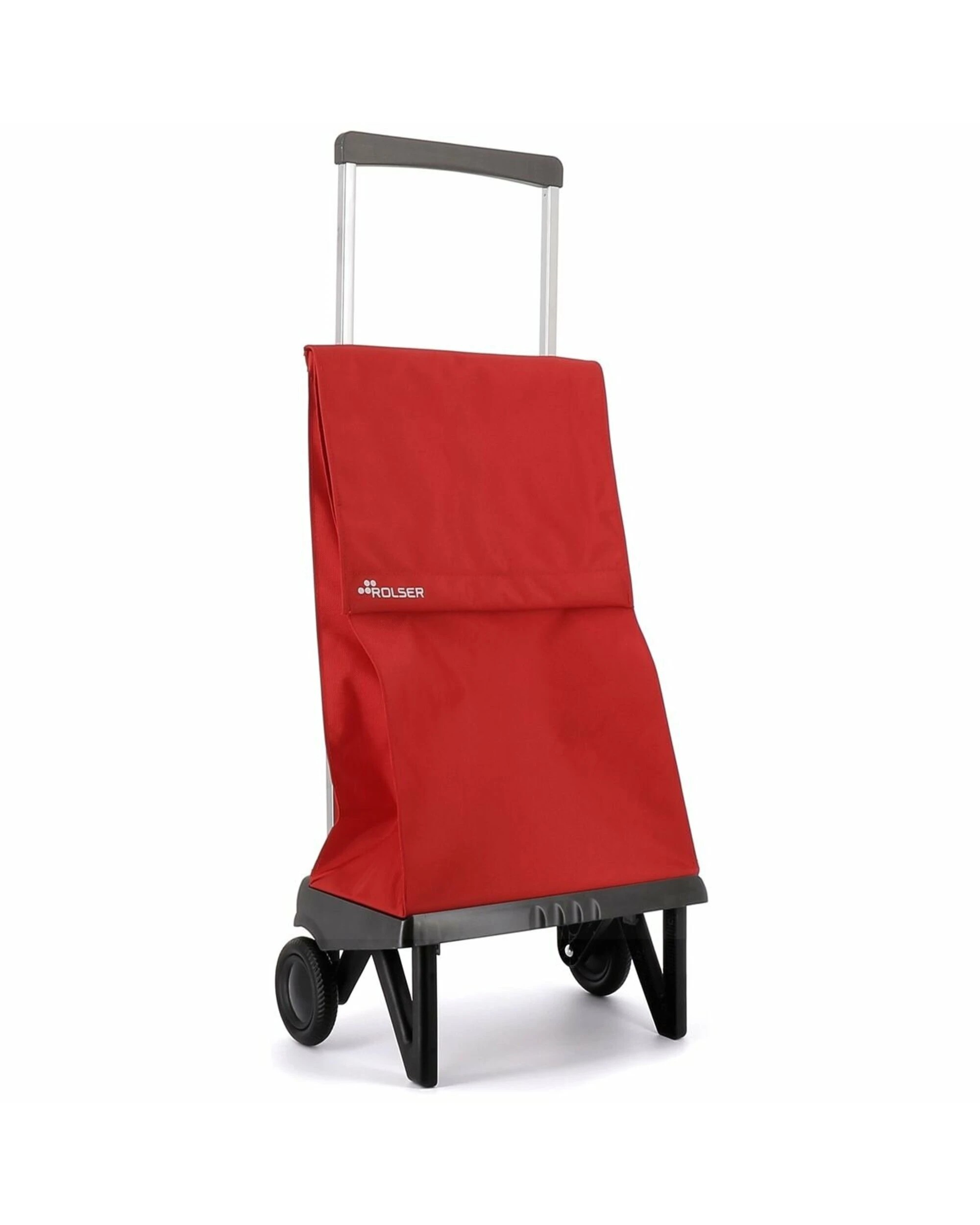 1 Rolser Plegamatic MF Folding 2 Wheel Trolley Red, 1 of 5