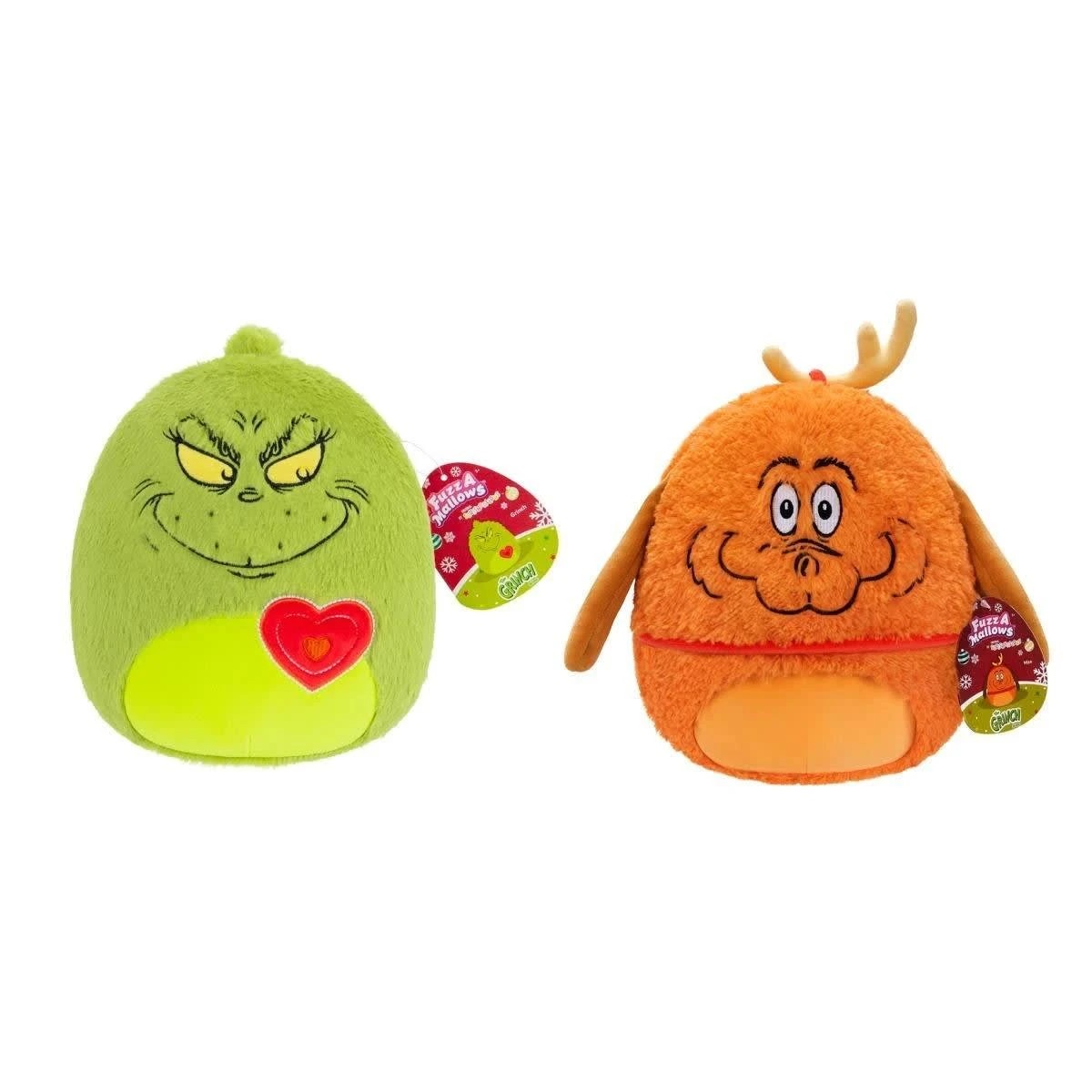 1 20cm Original Squishmallows Fuzzamallows The Grinch/Maz Plush Toy - Assorted, 1 of 8