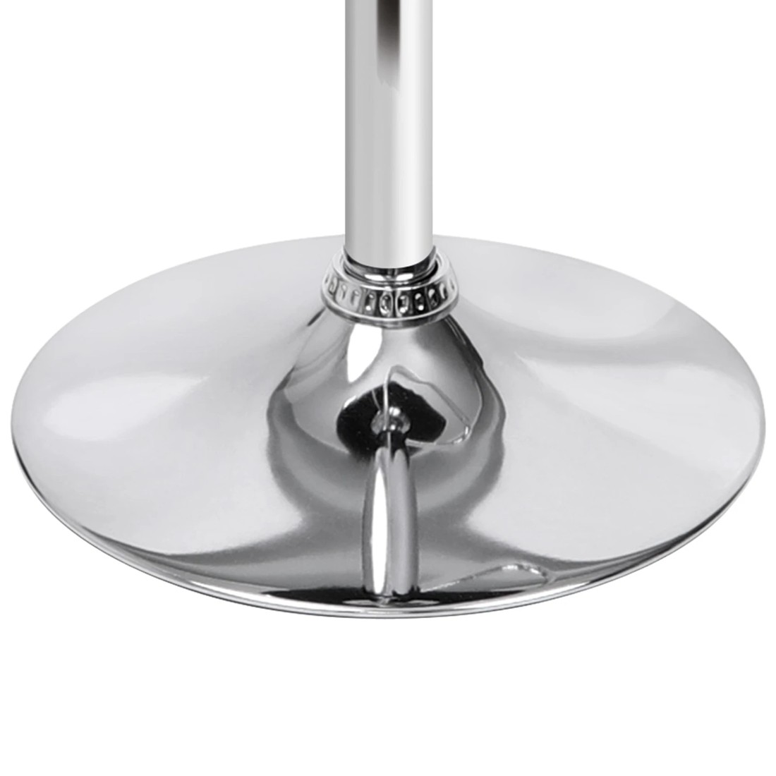 6 Alfordson 4x Bar Stools Gas Lift Leather Bar Chairs Kitchen Swivel Brad - Black, 6 of 9