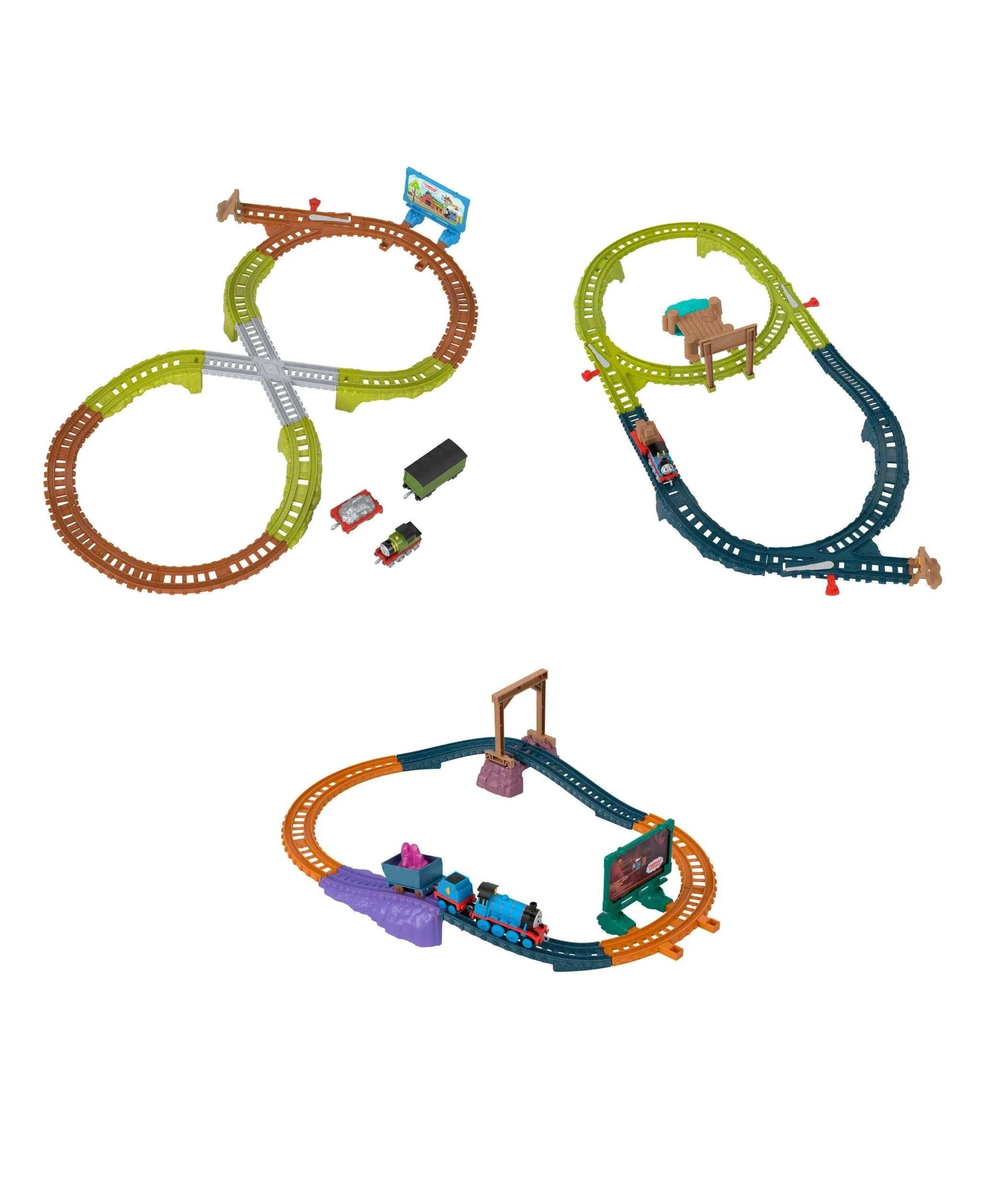1 Thomas & Friends Push - Along Train and Track Set - Assorted - Multi, 1 of 4