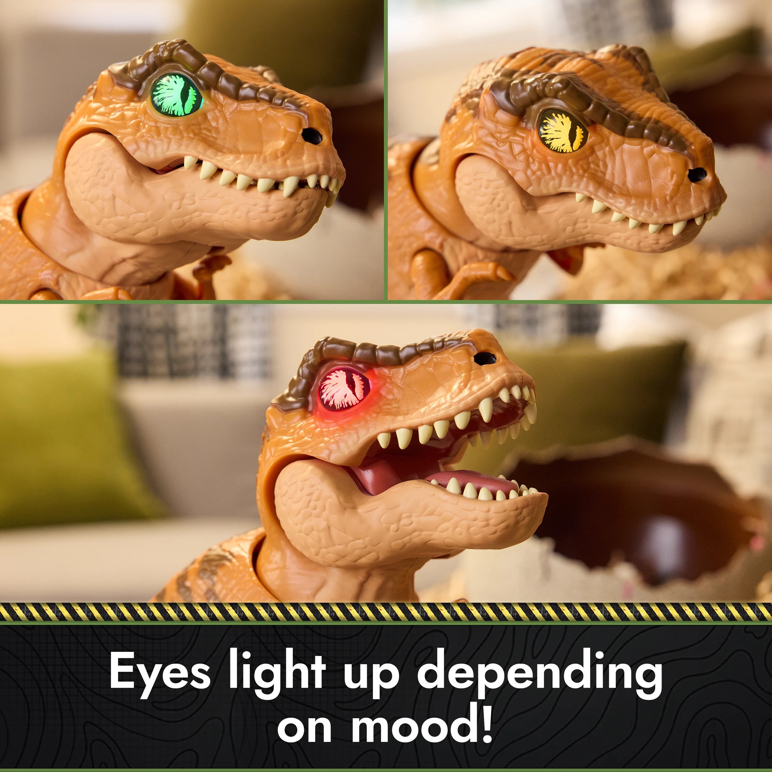 7 Jurassic World Primal Hatch T. Rex Specimen Toy, 7 of 9