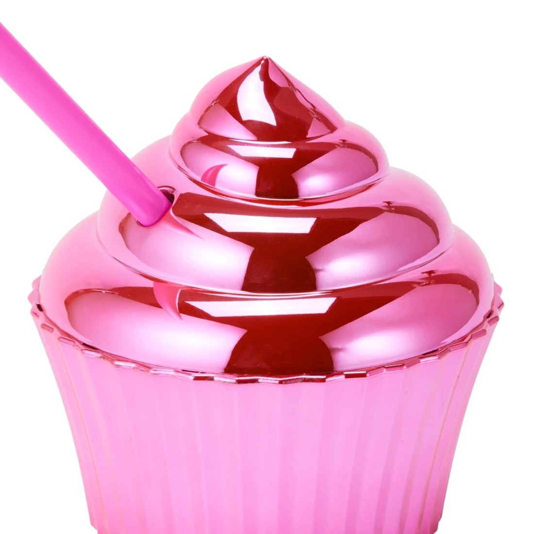 4 Novelty Cupcake Tumbler with Straw, 4 of 8