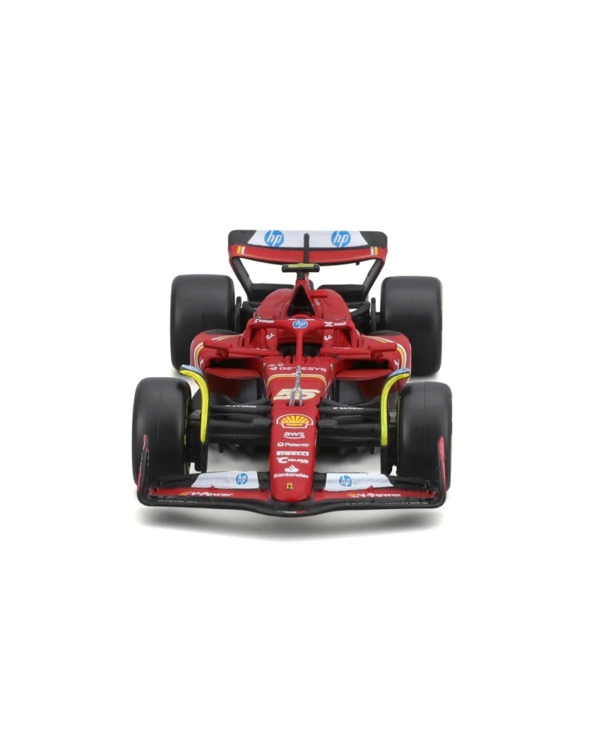3 Bburago Formula Racing 2024 F-1 Ferrari SF-24 #16 Leclerc and #55 Sainz 1:43 Scale Diecast Vehicle 2 Piece Gift Pack, 3 of 7