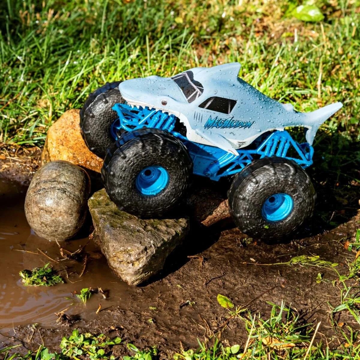6 Monster Jam Megalodon Storm Remote Control Car, 6 of 10