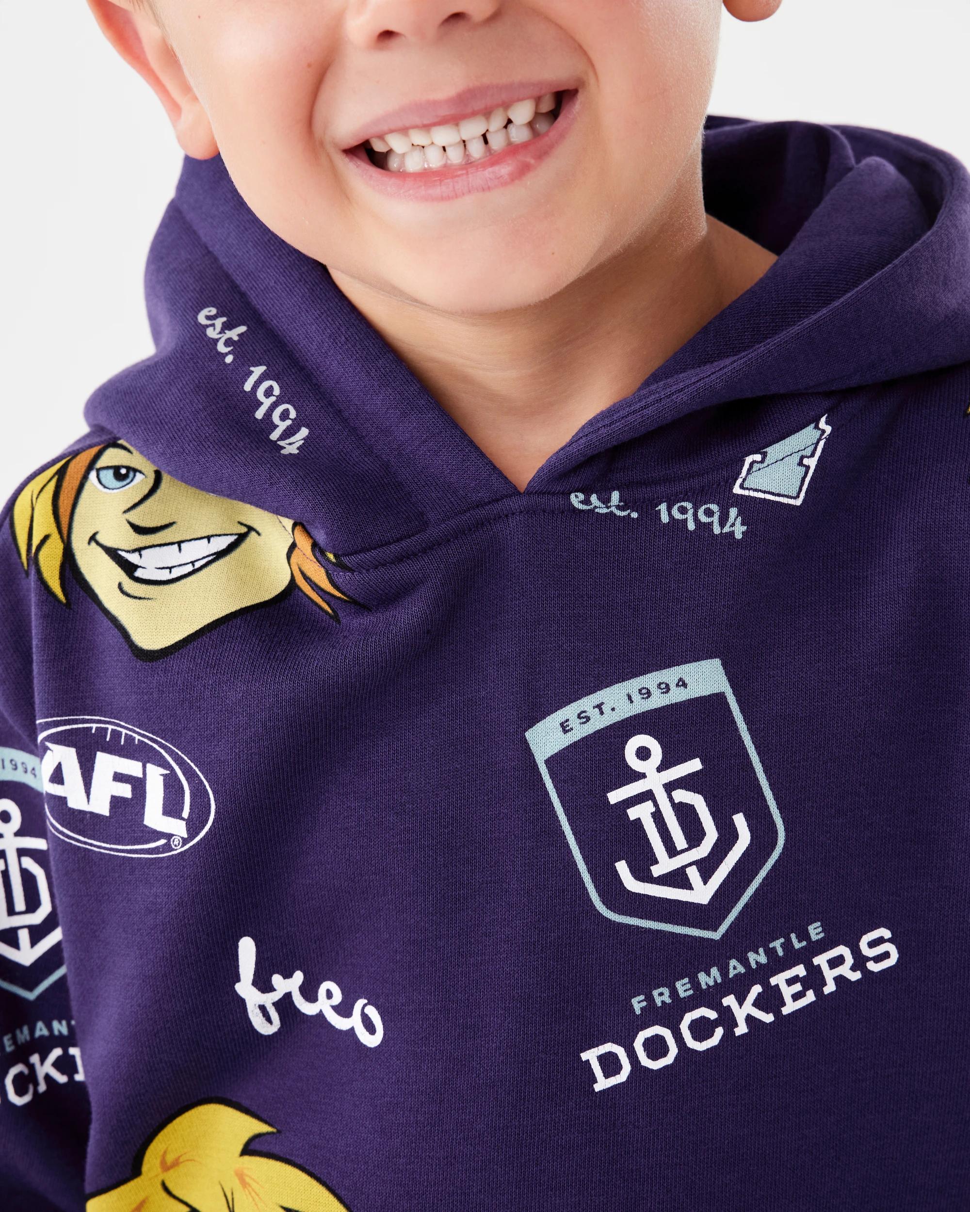5 Official AFL Kids Hoodie Fremantle, 5 of 8