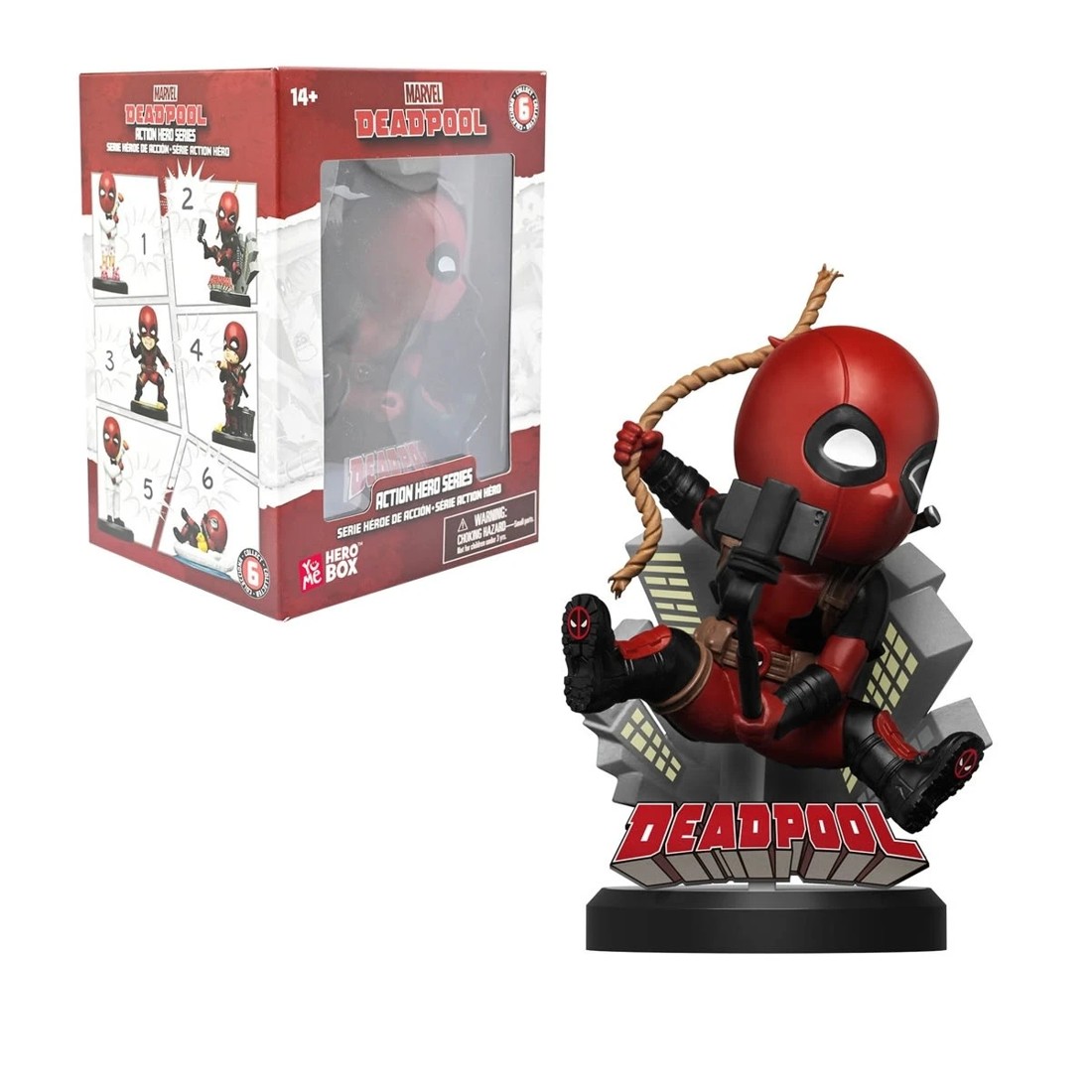5 YuMe HeroBox Marvel Deadpool Action Hero Series - Assorted, 5 of 9