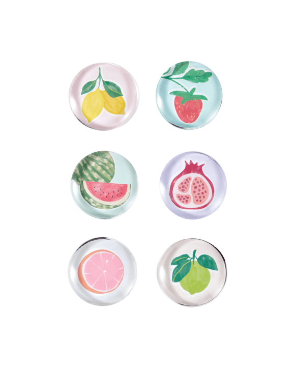 6 Pack Magnets - Fruit