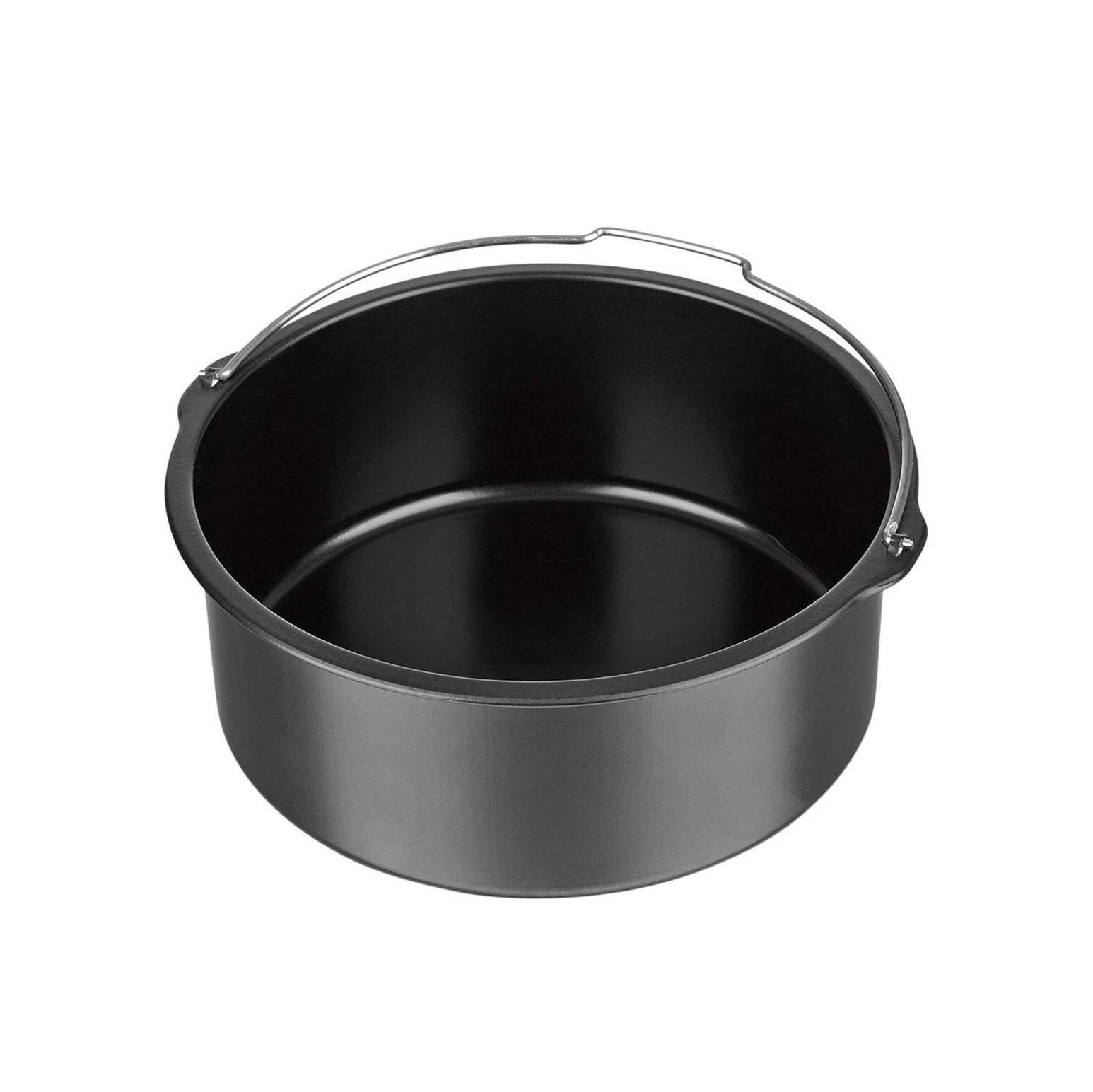 1 Healthy Choice Air Fryer Accessories: 8-inch Cake Tin (Black), 1 of 1