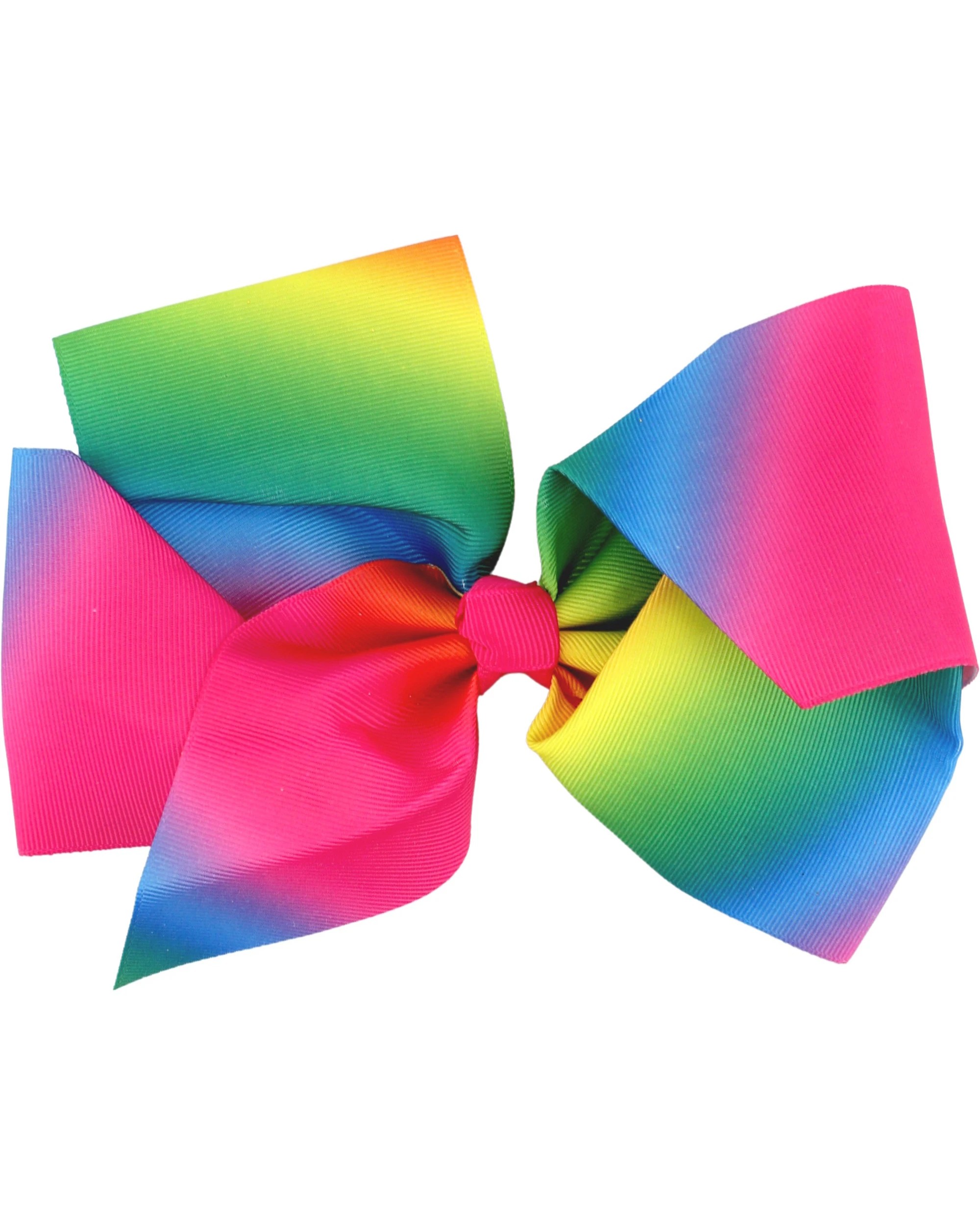 1 Partyrama Rainbow Ribbon Bow Hair Clip - One Size - Multi, 1 of 2