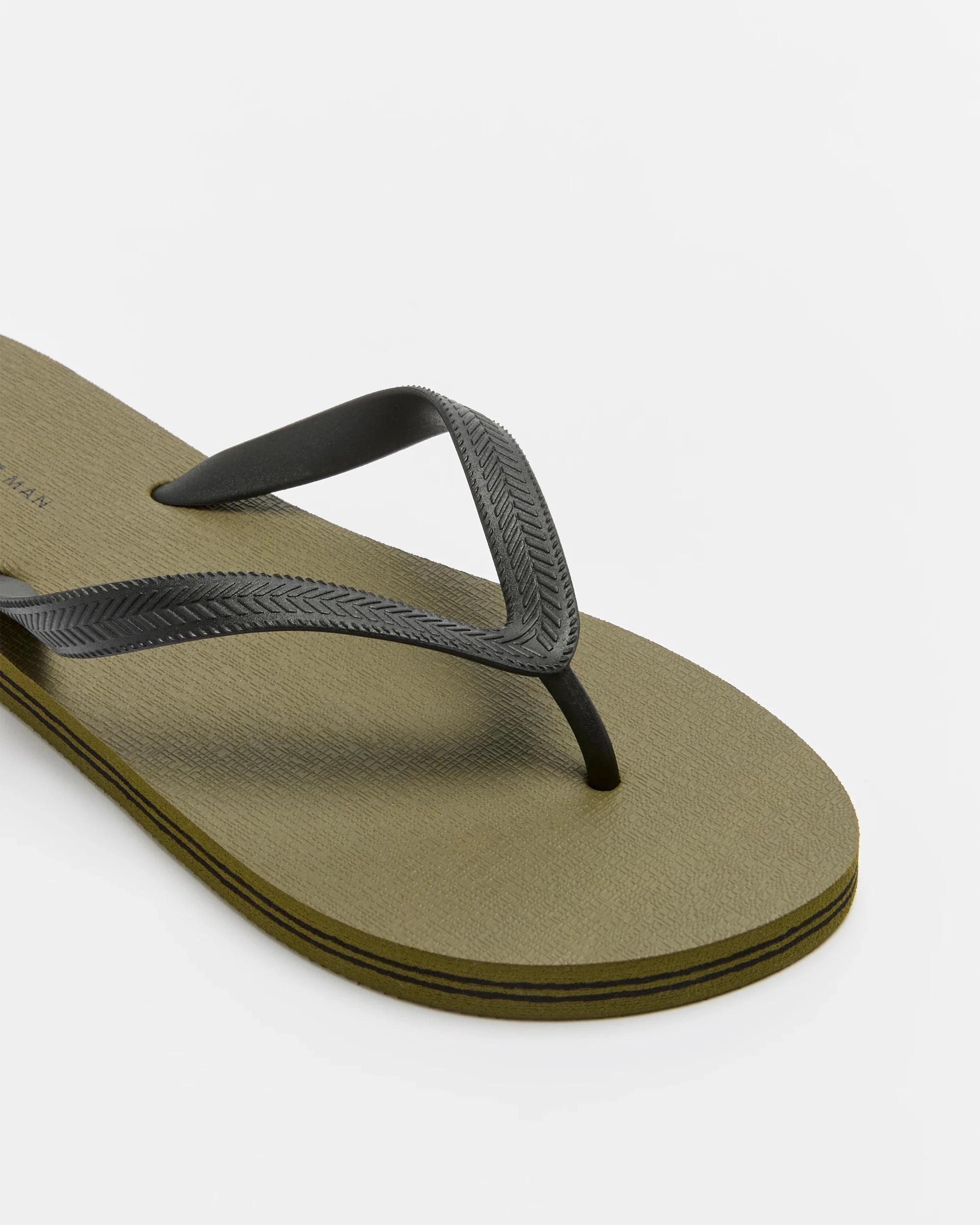 2 Target Man Mens Thongs - Maui KHAKI, 2 of 3