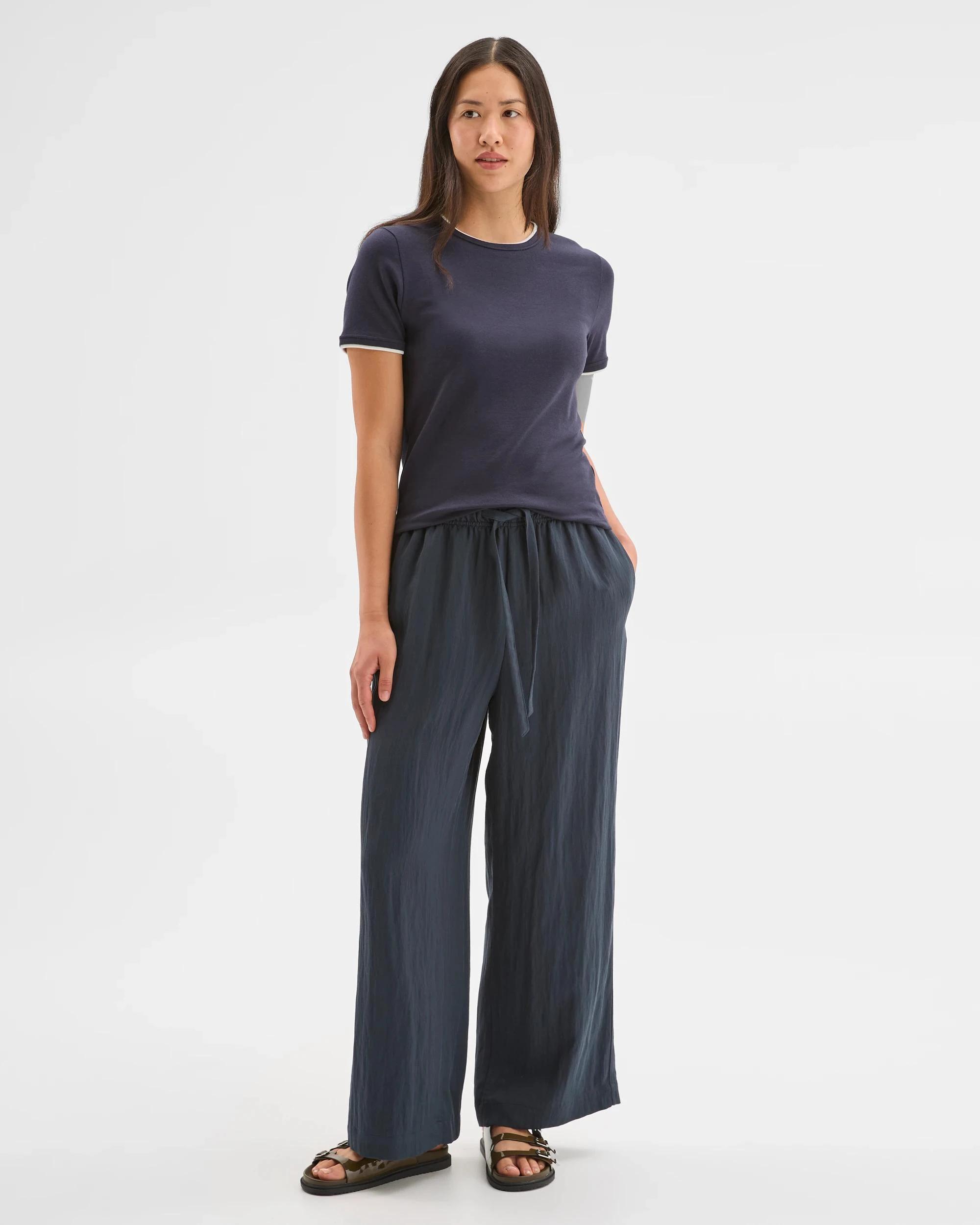 2 Target Australian Cotton Blend Tipped Edge T-Shirt NIGHT SKY, 2 of 5