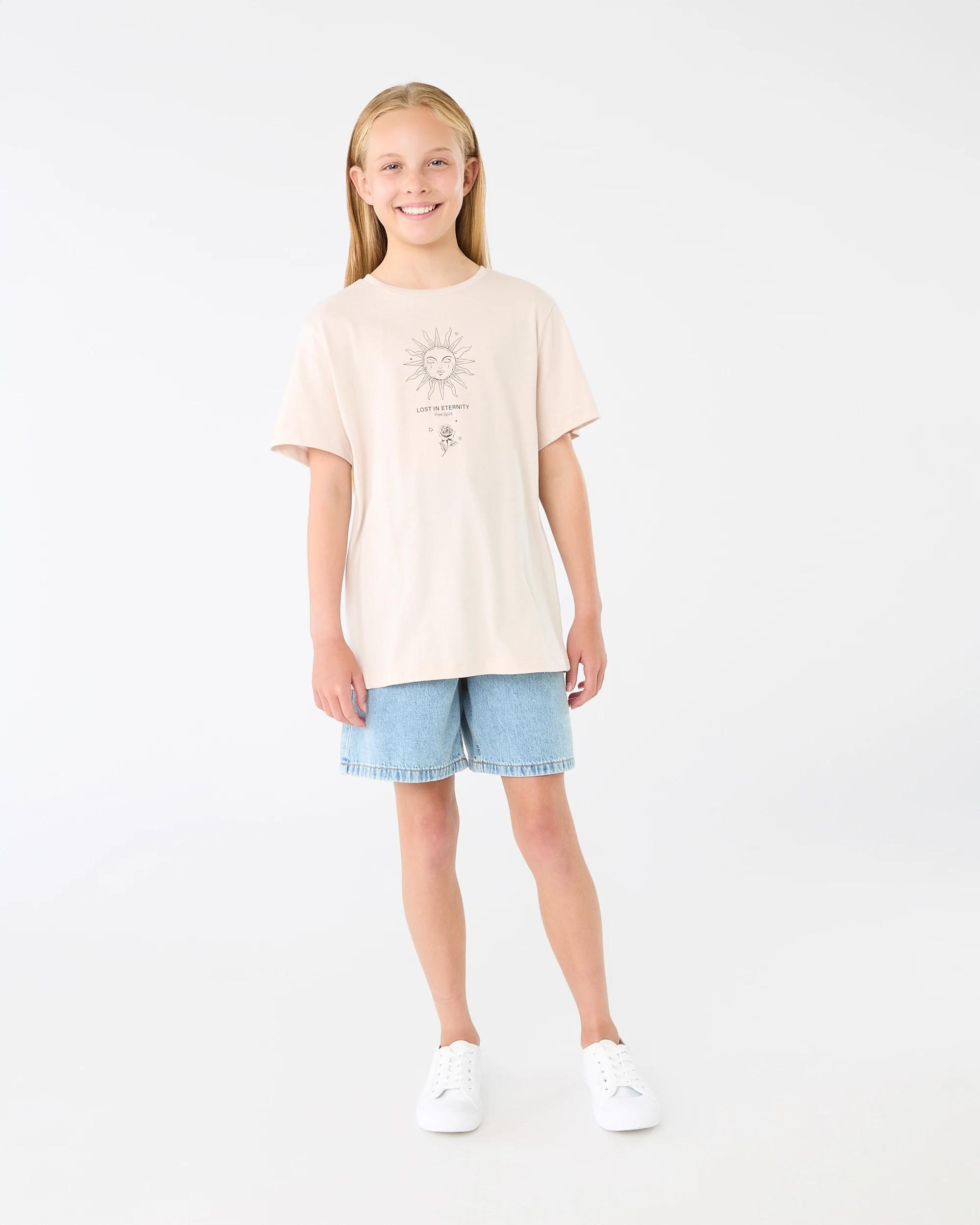 6 Short Sleeve Print T-shirt Bge Sunflr, 6 of 7